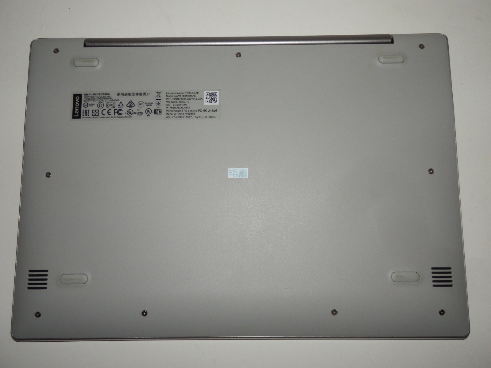 Lenovo IdeaPad 120S-14IAP, Intel Celeron N3350, 4GB Ram, 64GB eMMC, 14″ inch HD