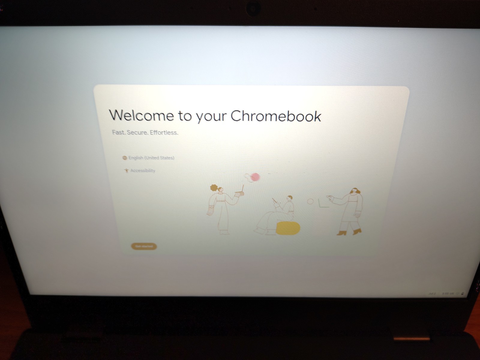 ASUS Chromebook CX1 15.6″ Laptop – Intel Celeron 4GB RAM 64GB eMMC Black CX1500