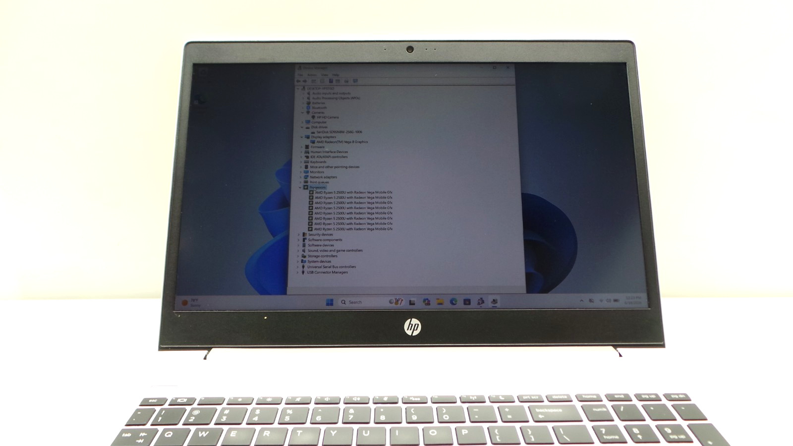 HP ProBook 455 G6 | 15.6″ | AMD Ryzen 5 2500U | 8GB RAM 256GB NVMe | WIN 11 PRO