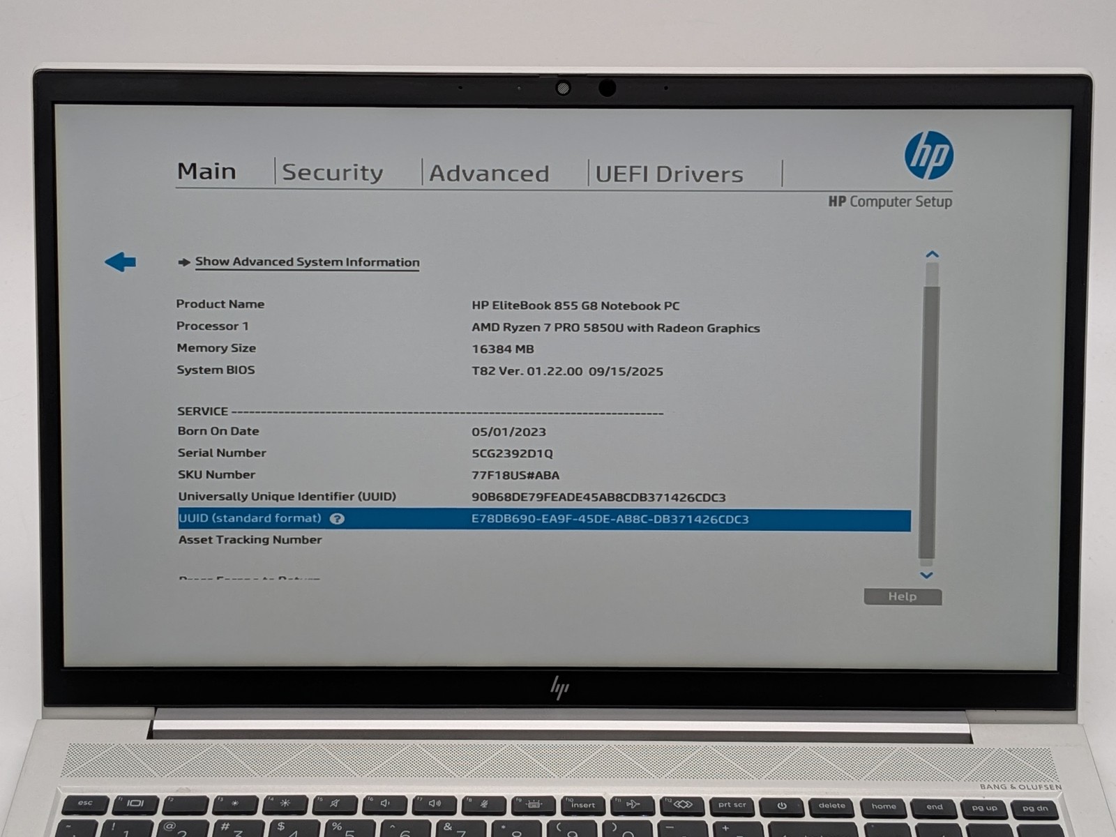 HP ELITEBOOK 855 G8 15″ FHD Touch RYZEN 7 PRO 5850U 512GB 16GB W11P Backlit