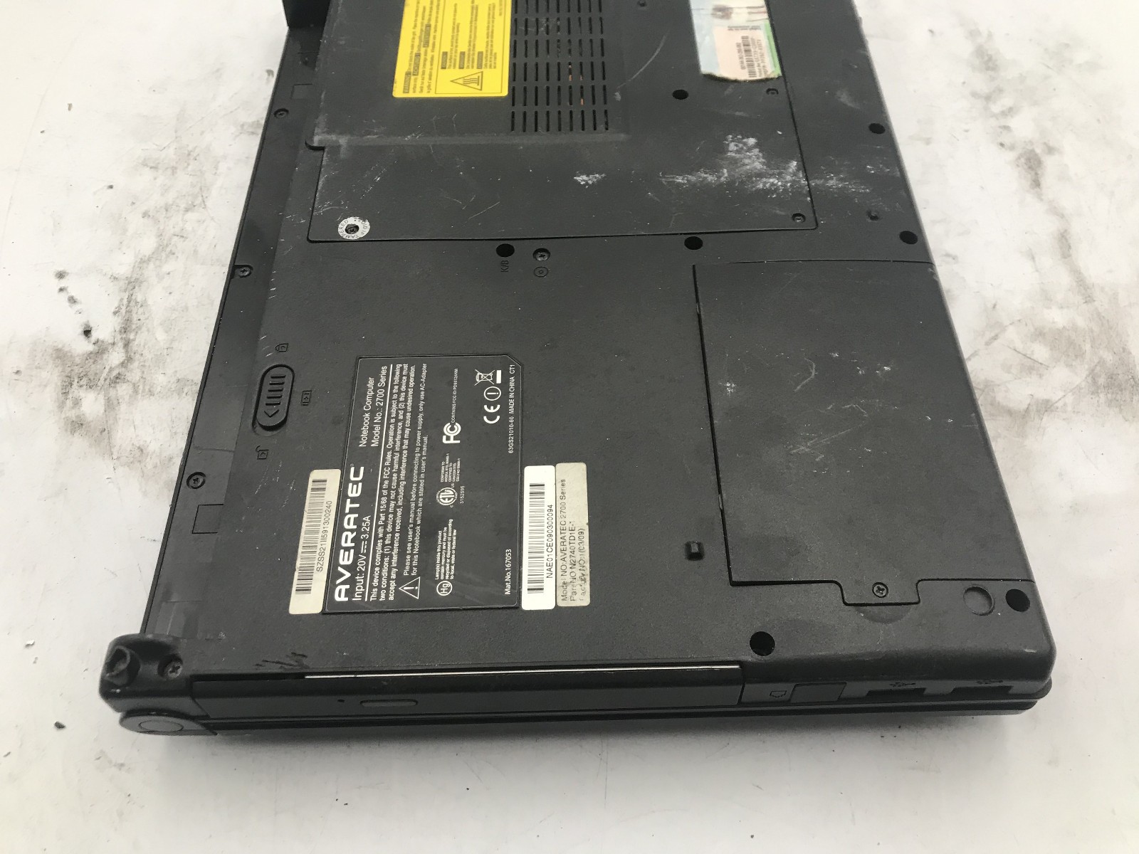 AVERATEC N2700 – FOR PARTS/REPAIR – INTEL PENTIUM DUAL CORE – NO RAM – READ – BB