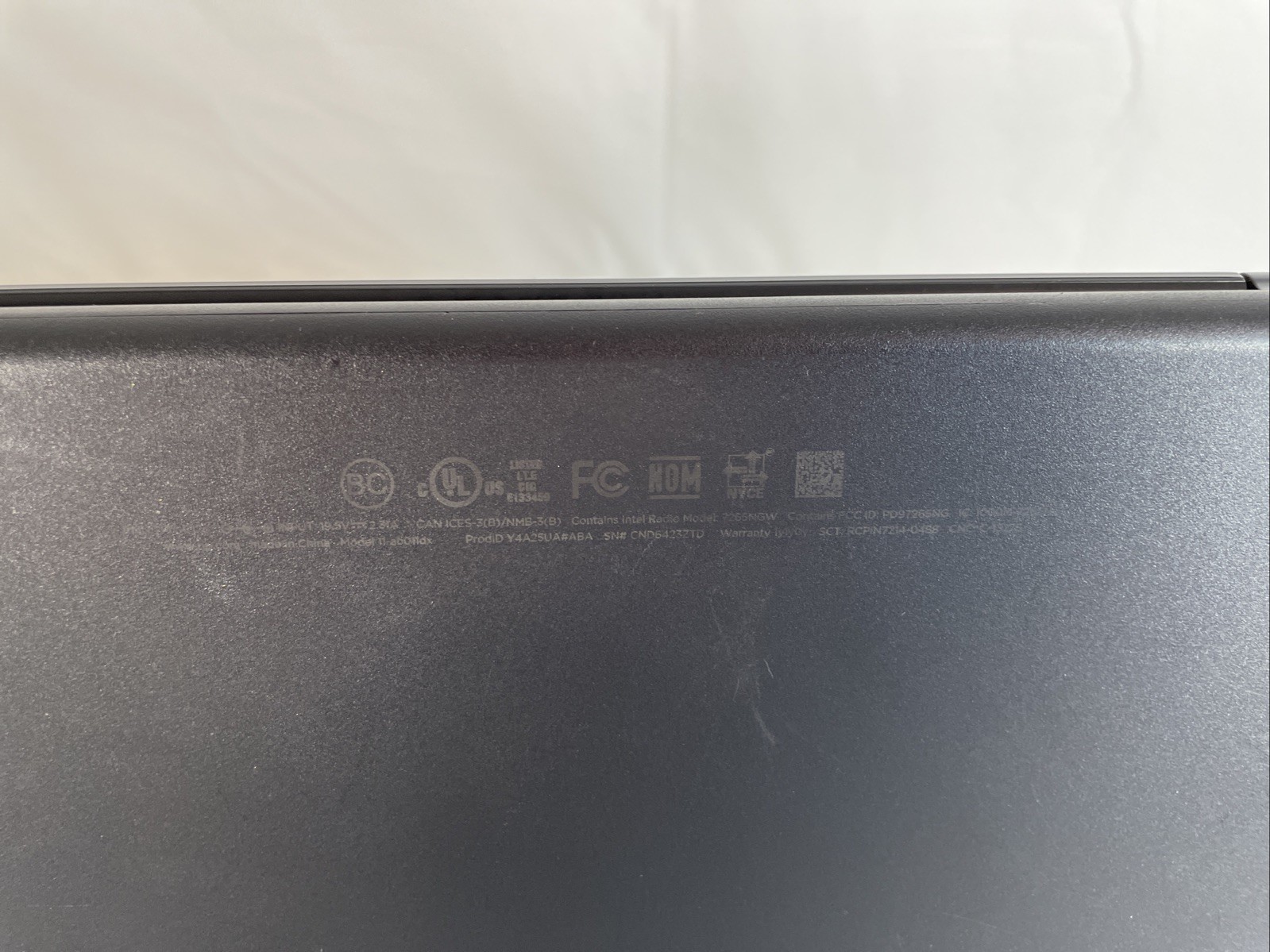 HP Pavilion x360 Convertible INTEL(R) CELERON N3060 @ 1.60GHz 4GB RAM 32GB SSD.