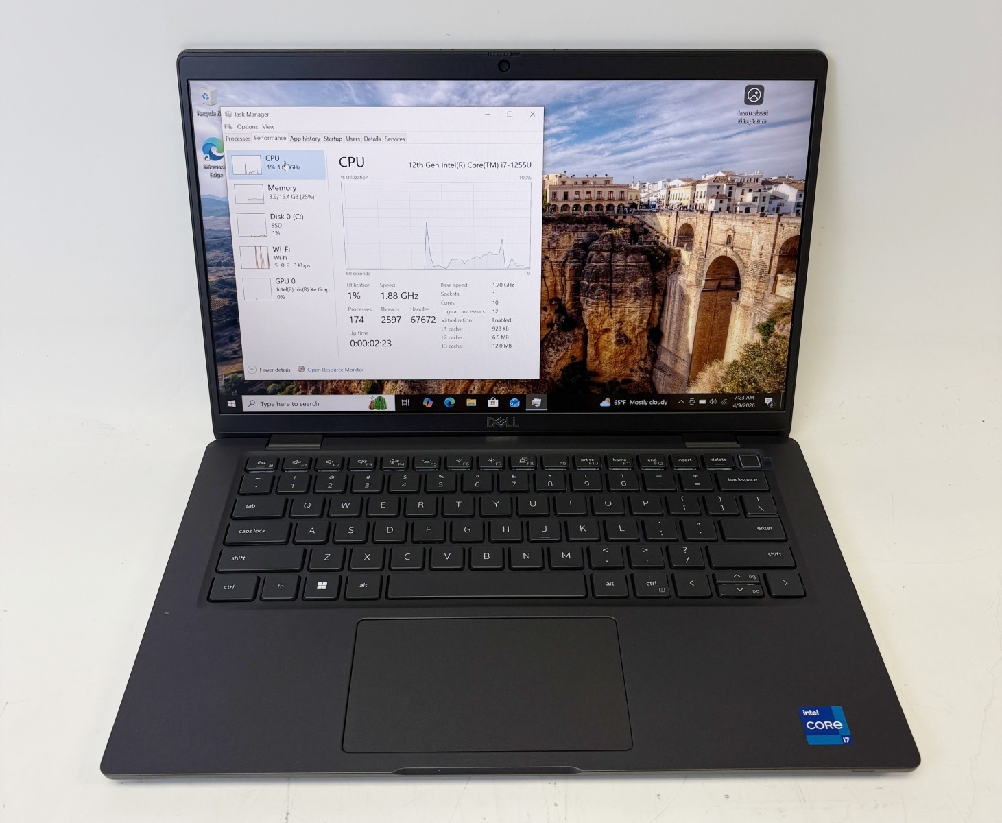 Dell Latitude 7430 Laptop i7-1255U 4.70GHz 512GB SSD 16GB RAM