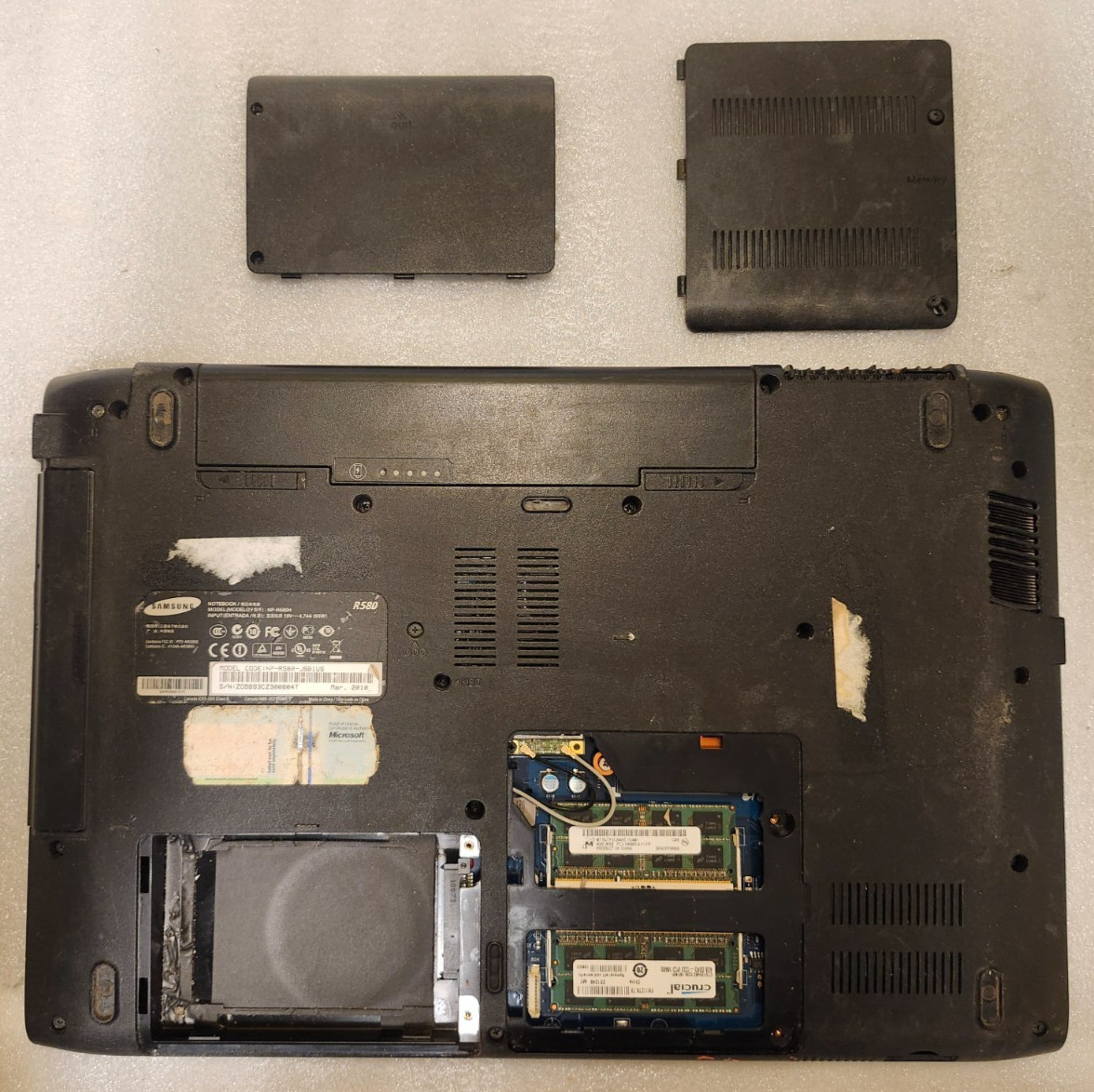 Samsung NP-R480L Intel Core i3-M330 2.13GHz 8GB RAM NO HDD/Adapter SEE DESC.