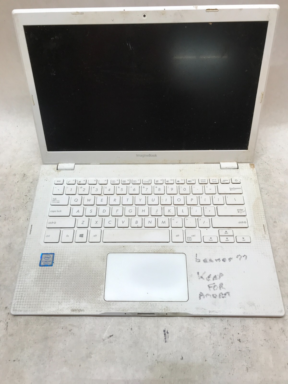 Asus ImagineBook 14” MJ401TA-BM3N5 Chassis+Display NO MOTHERBOARD For Parts – DW