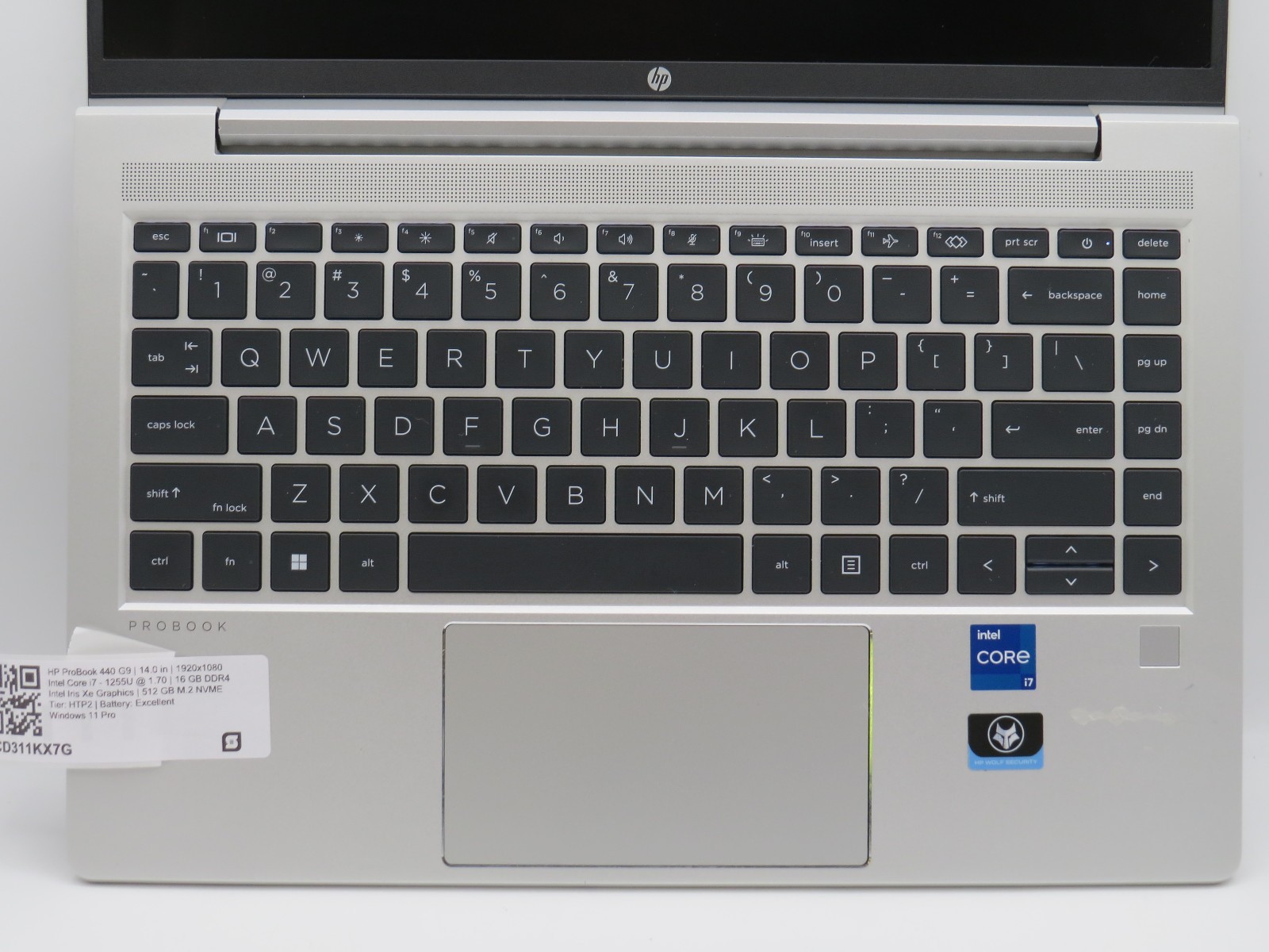 HP ProBook 440 G9 i7-1255U @ 1.7GHz | 16GB DDR4 | 512GB SSD | 14″ | Win 11 Pro