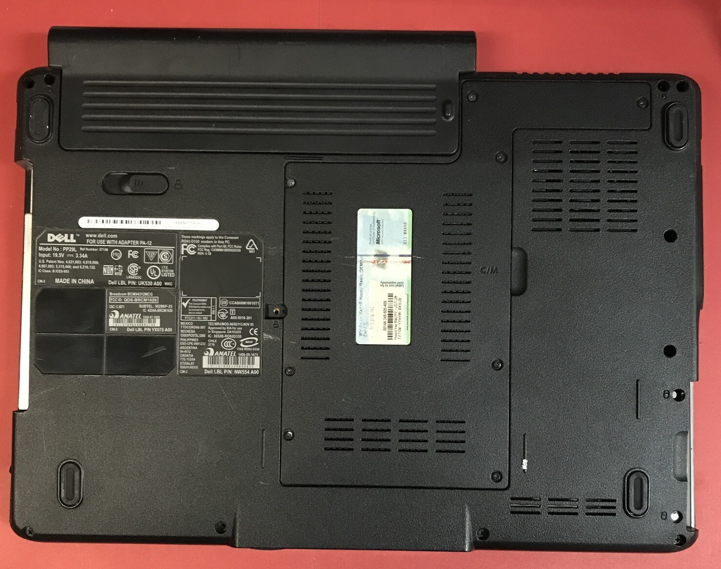 *FOR PARTS* DELL INSPIRON 1525 LAPTOP NO SCREEN NO HDD 1GB RAM NO POWER CABLE