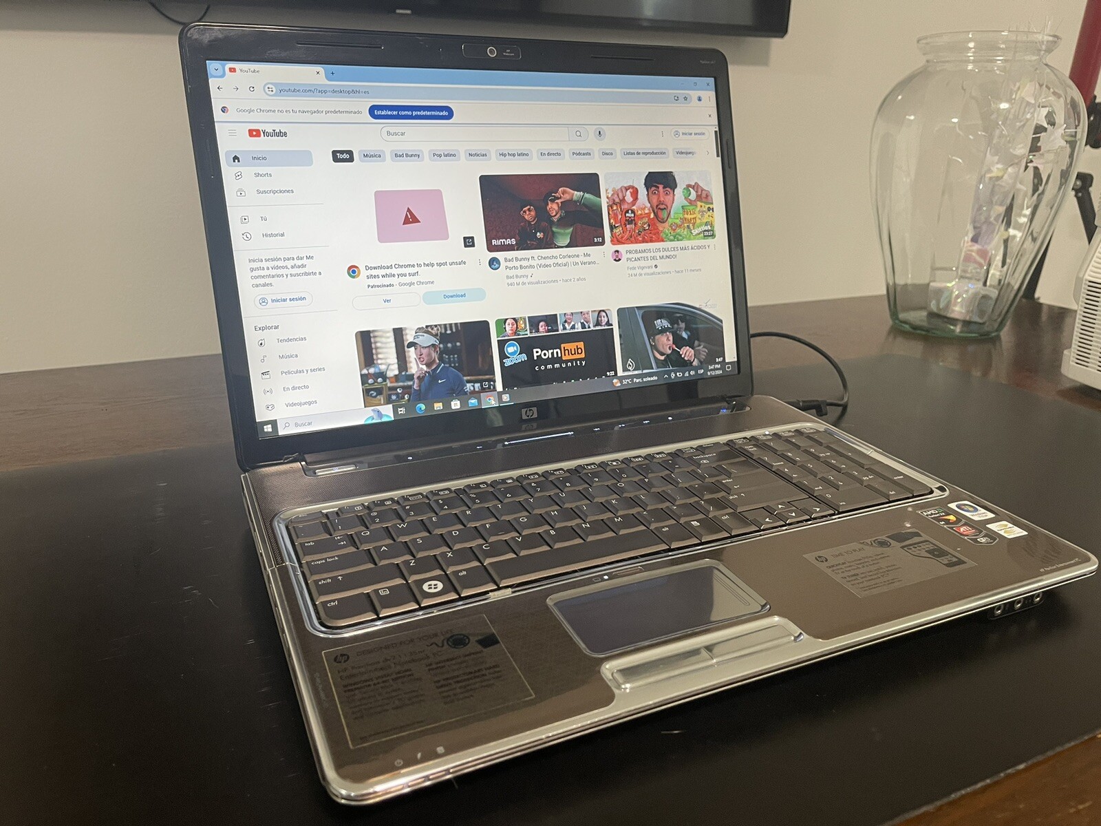 Laptop HP Pavilon Dv7 17,3” double SSD Samsung Evo 860 250Gb