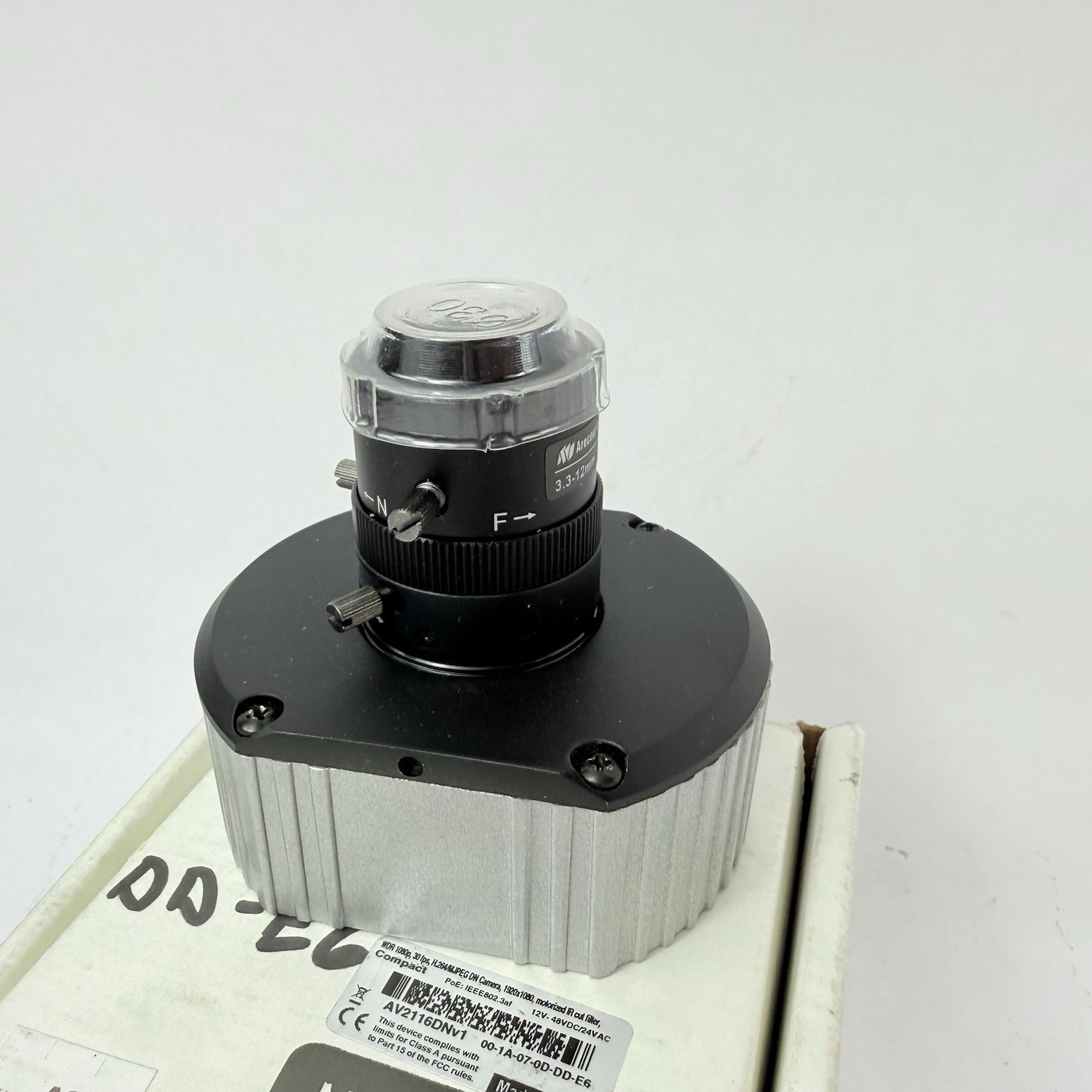 Arecont Vision AV2116DNv1 MegaVideo Camera H.264 + MPL33-12A Lens – New Open Box