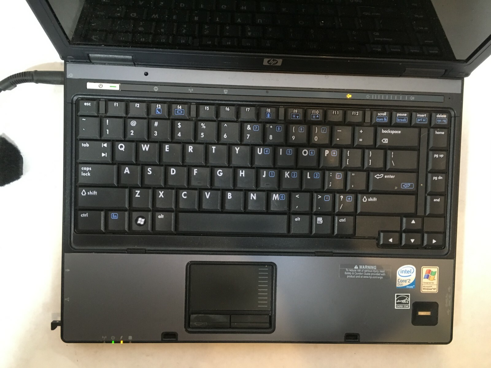 HP Compaq 6510b Core 2 Duo No Ram Bad Screen Powers On Does Not Boot- FT