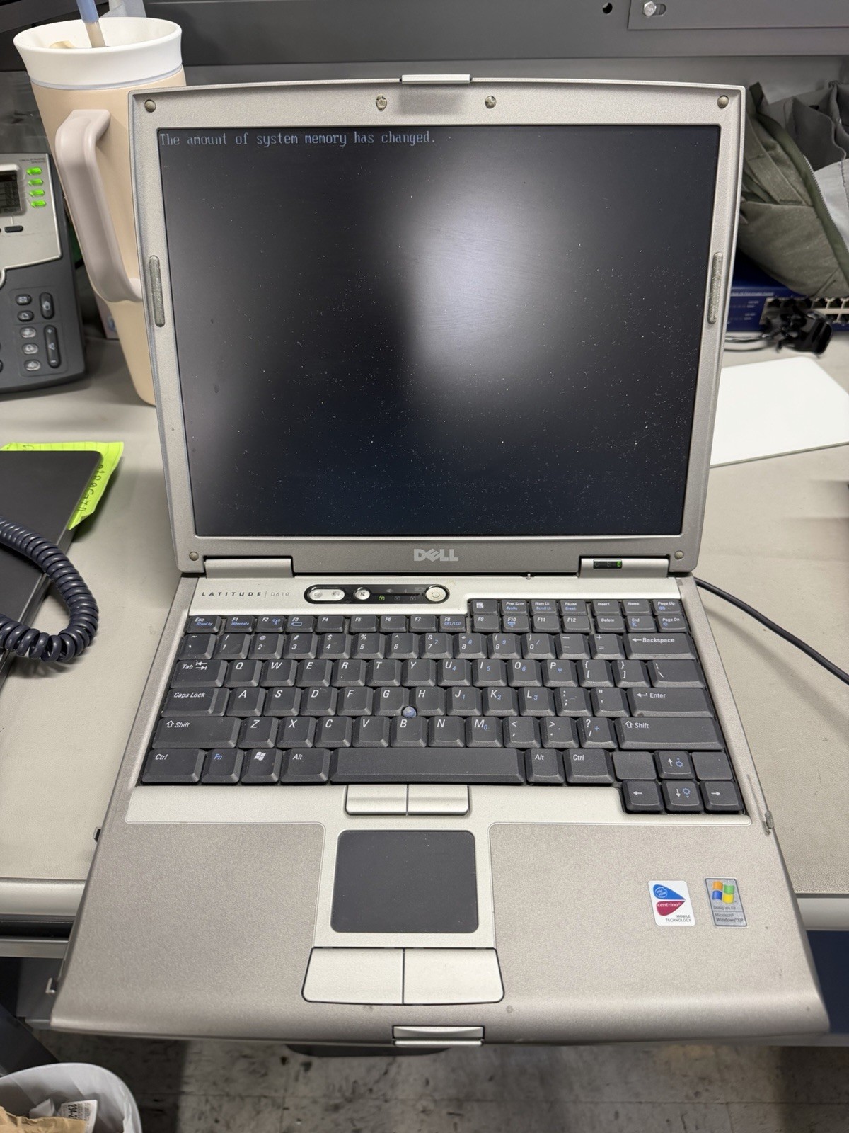 Dell Latitude D610 – Includes Charger And Dock, No HDD
