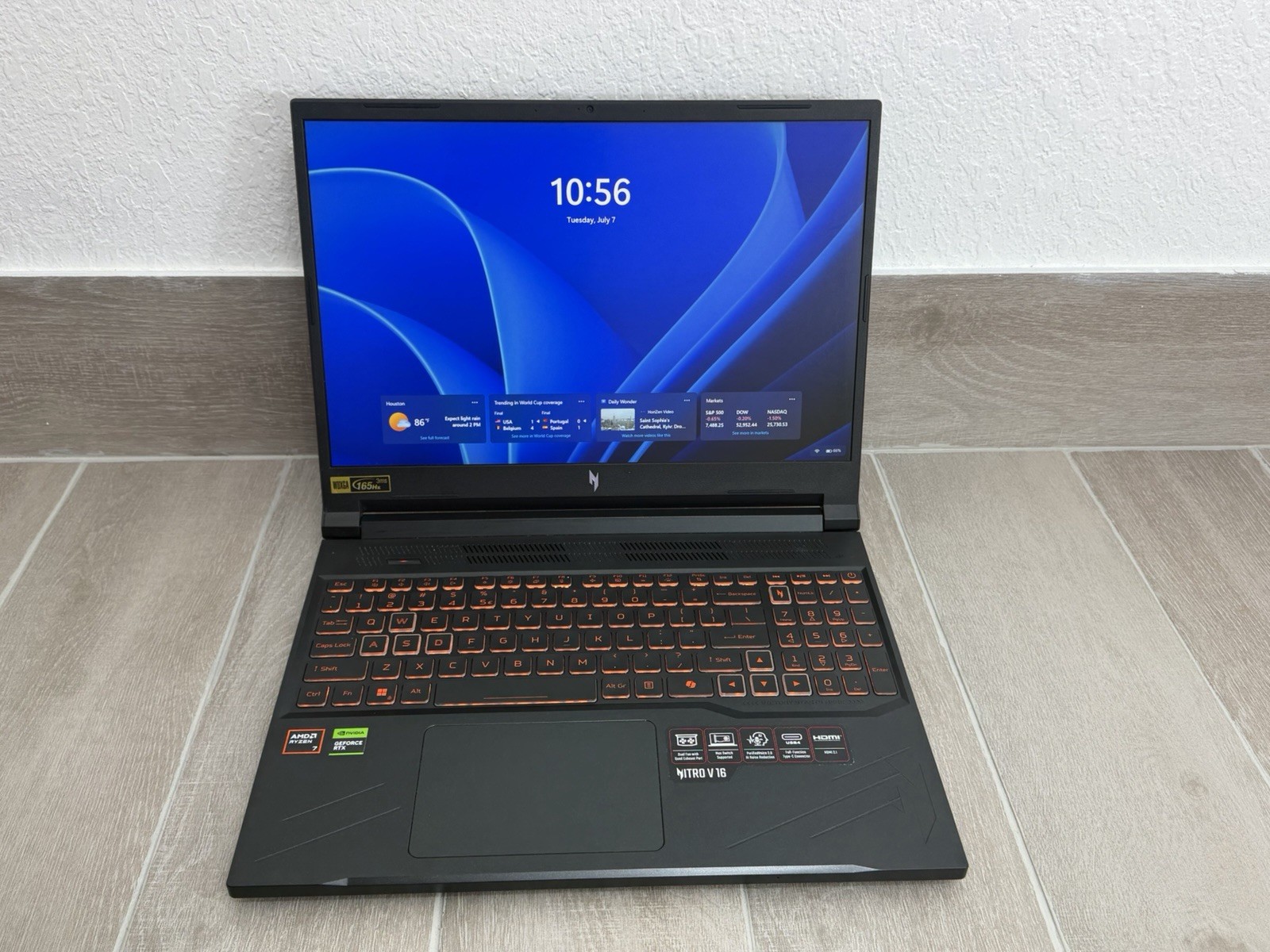 Nitro V 16 16″ Ryzen 7 8845HS GeForce RTX 4060 16GB RAM 1TB NVMe SSD Win-11