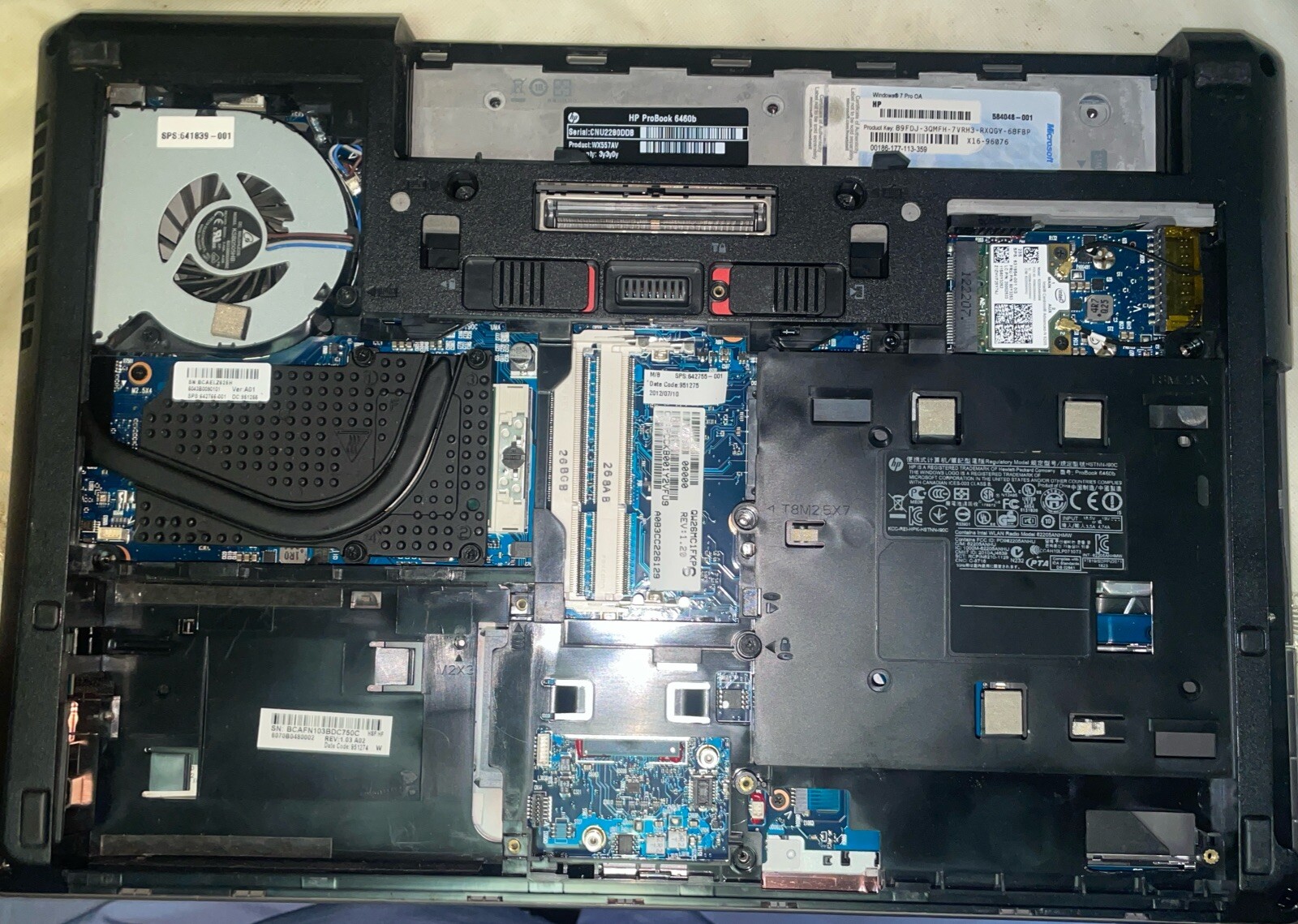 HP ProBook 6460b / Intel Core i3-2350M CPU 2.30GHz