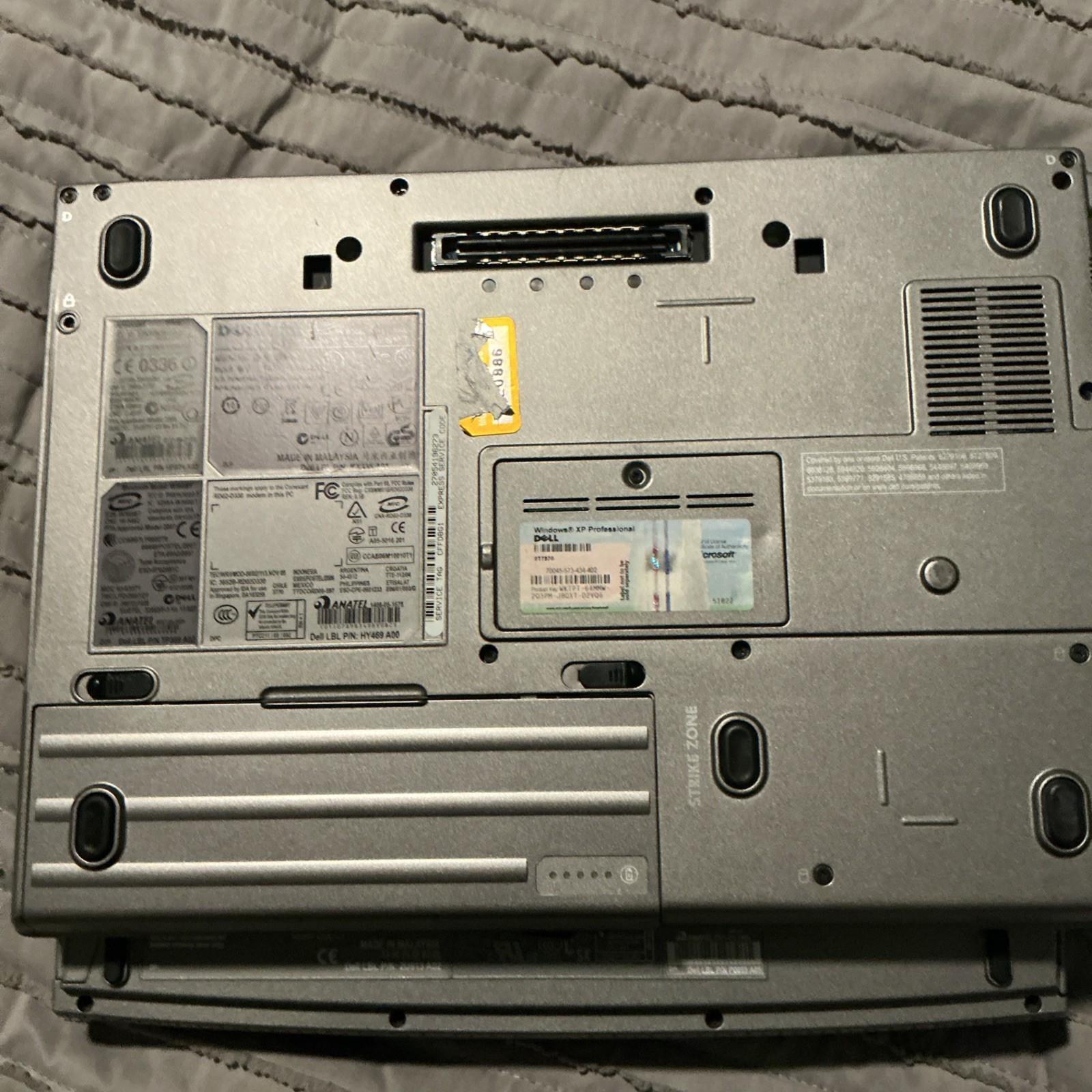 Lot of 2 Dell Computers-Inspiron 5100 and Latitude D630 Untested