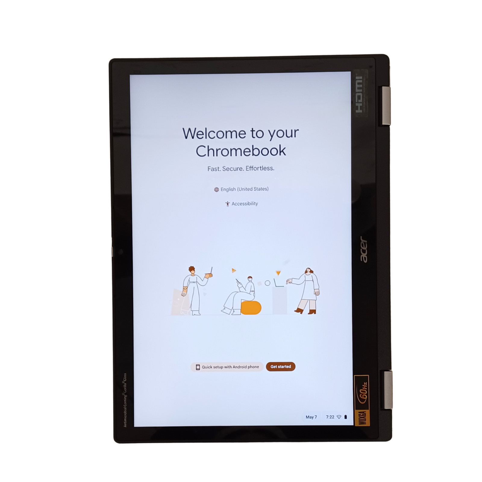 Acer Chromebook Spin 312 12.2″ WUXGA i3-N305 8GB 128GB eMMC ChromeOS, Silver