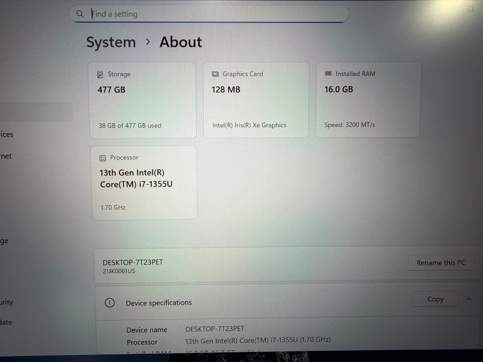 Lenovo ThinkPad E14 Gen 5 14″ (512GB SSD, 16GB RAM, Intel Core i7 13th Gen