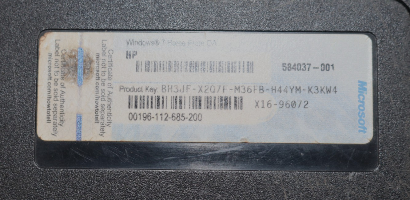 HP G72-B53NR 15″ Laptop Intel PARTS ONLY READ!