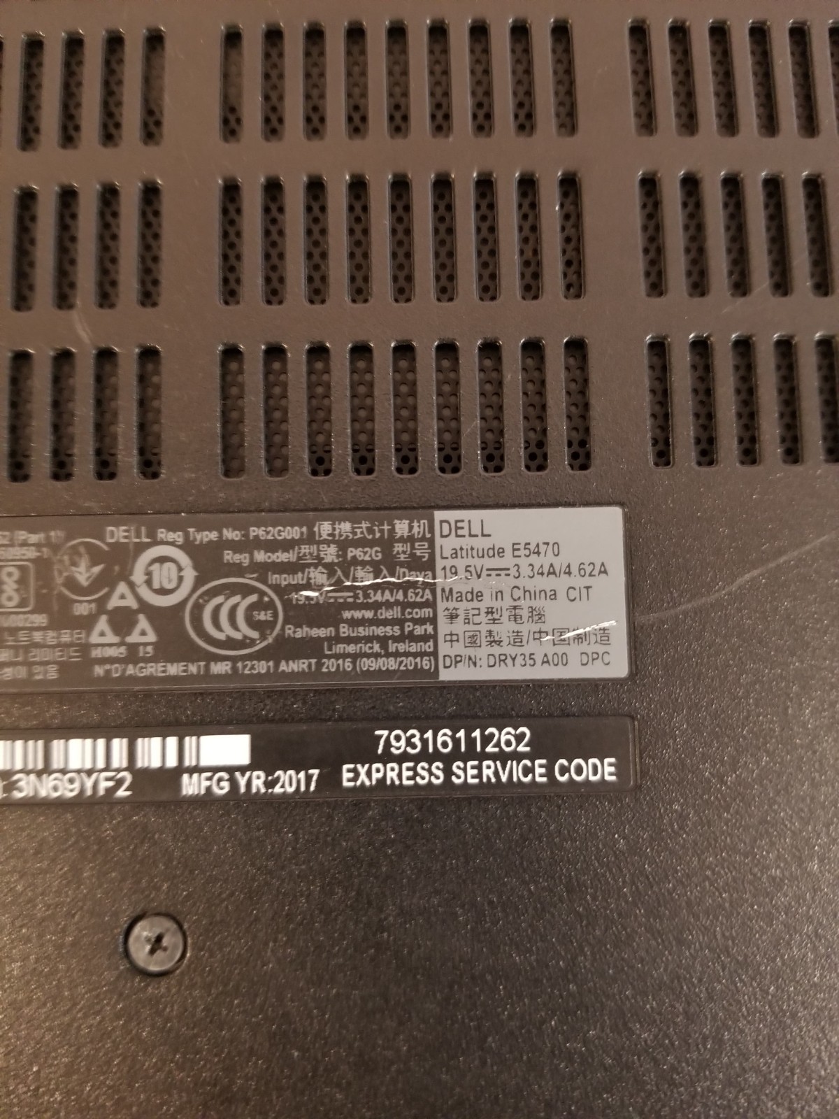 Dell Latitude E5470 14″ Display Black Core i5 Wi-Fi Bluetooth HD Business Laptop