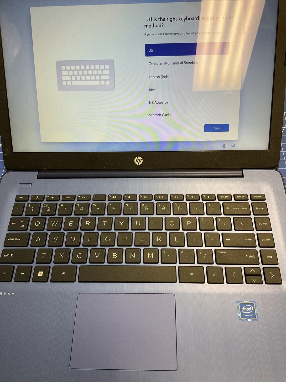 HP Stream 14-CB171WM 14” Laptop With Charger – Blue E579