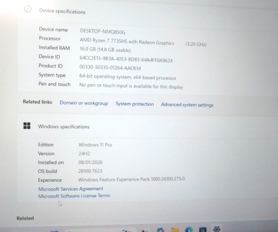 Lenovo ThinkPad E16 Gen 2 16″ 16GB RAM 512GB laptop 3.20GHz Win 11 Pro