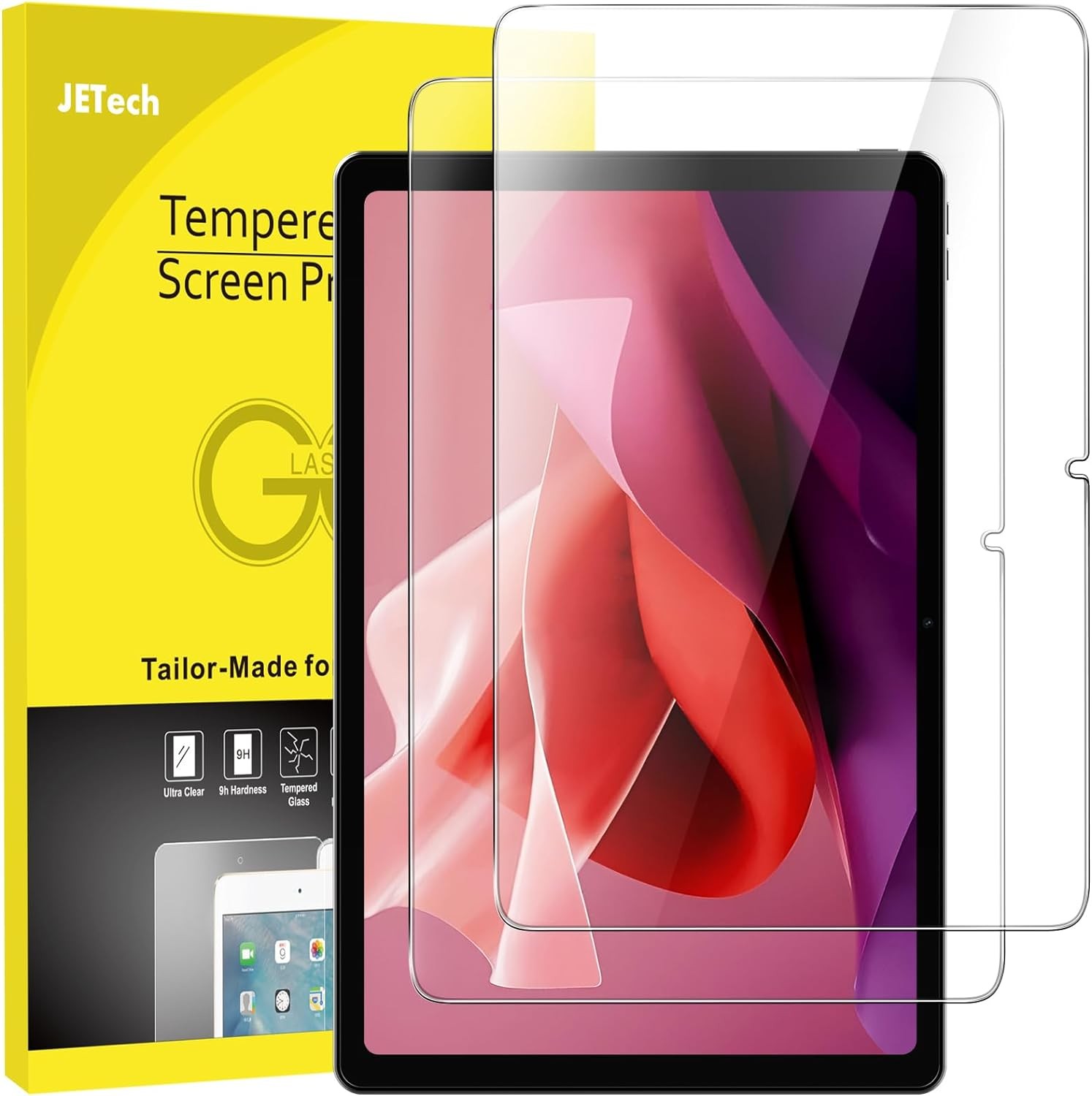 Screen Protector for Lenovo Idea Tab Pro/Yoga Tab Plus 2025 / Tab P12 2023, 2-Pa