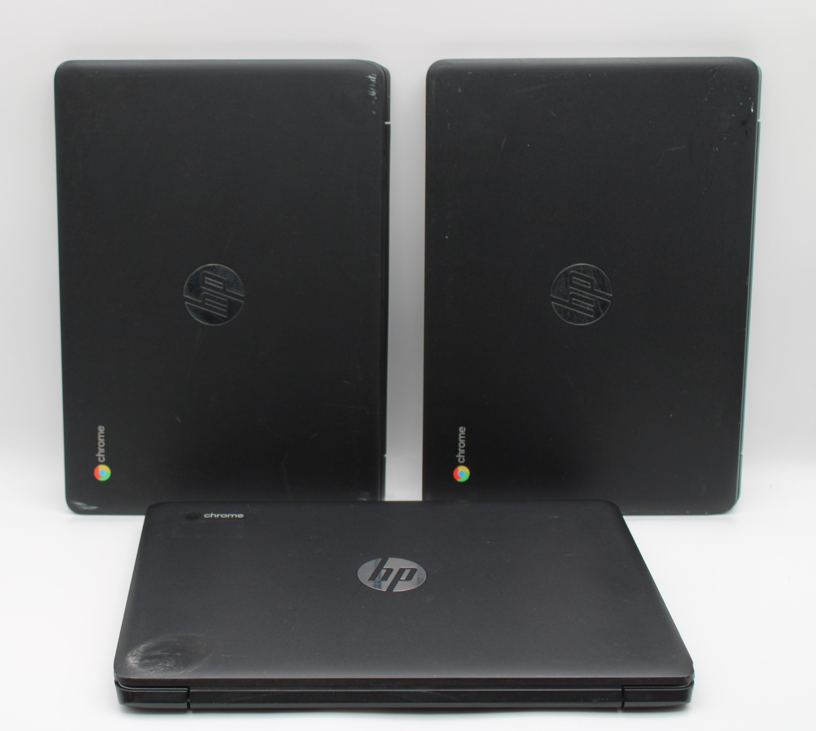 Lot of 3 HP Chromebook 11 G5 _ Celeron N3060 _ 2GB ram _ 16GB eMMC _ ChromeOS