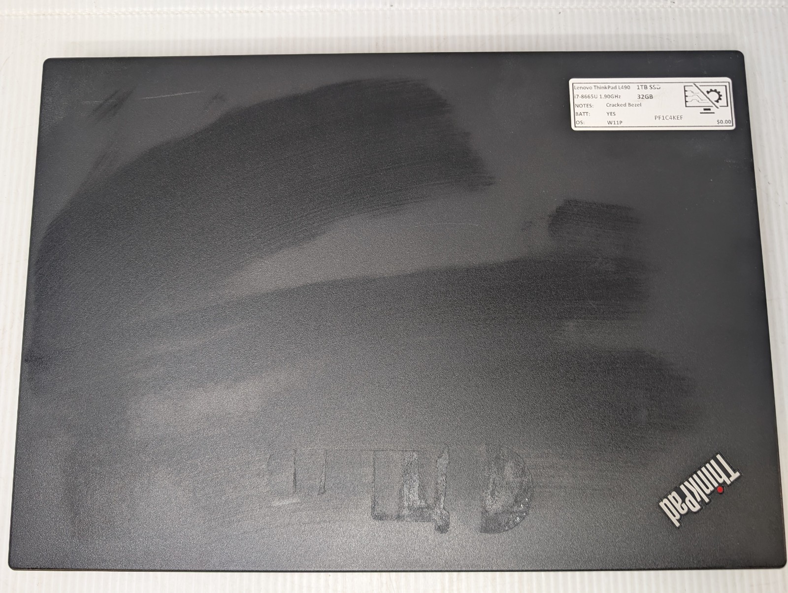 Lenovo ThinkPad L490 14″ Touch i7-8665U 1.90GHz 32GB DDR4 1TB NVMe SSD W11P KEF