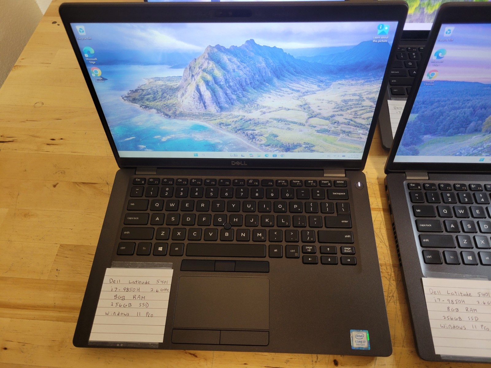 Lot of 4 Dell Latitude 5401 i7-9850H 8gb RAM 256gb SSD Laptop Lot Working READ