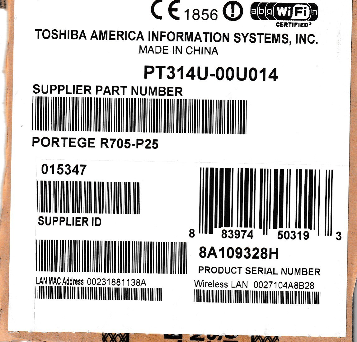 Toshiba Portege R705-P25 Windows 7 laptop ~ factory reset + upgradable to Win 10