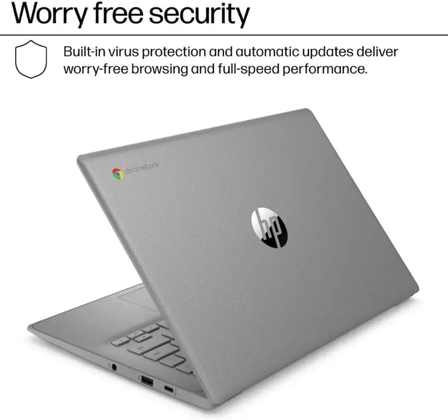 HP Chromebook 14a-ne1013dx 14″ HD Laptop Intel Celeron N4500 4GB RAM 64GB Renew