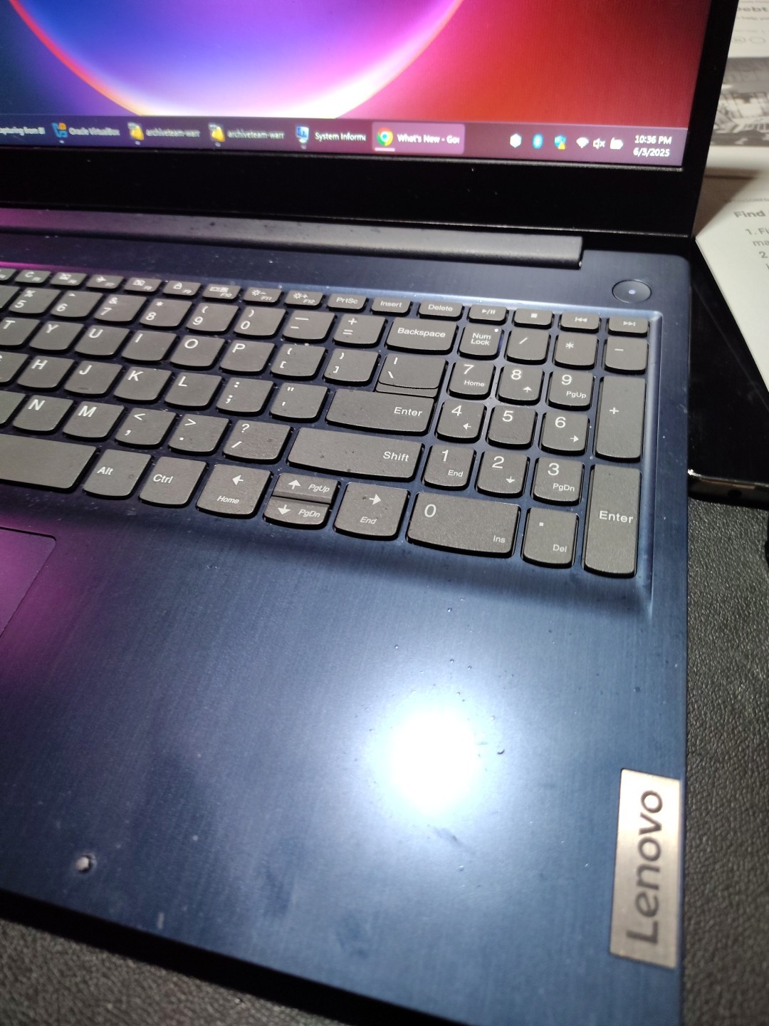 Lenovo IdeaPad 3 15IIL05 15.6 inch Intel I3 10th Gen 8gb RAM 256 Laptop Computer