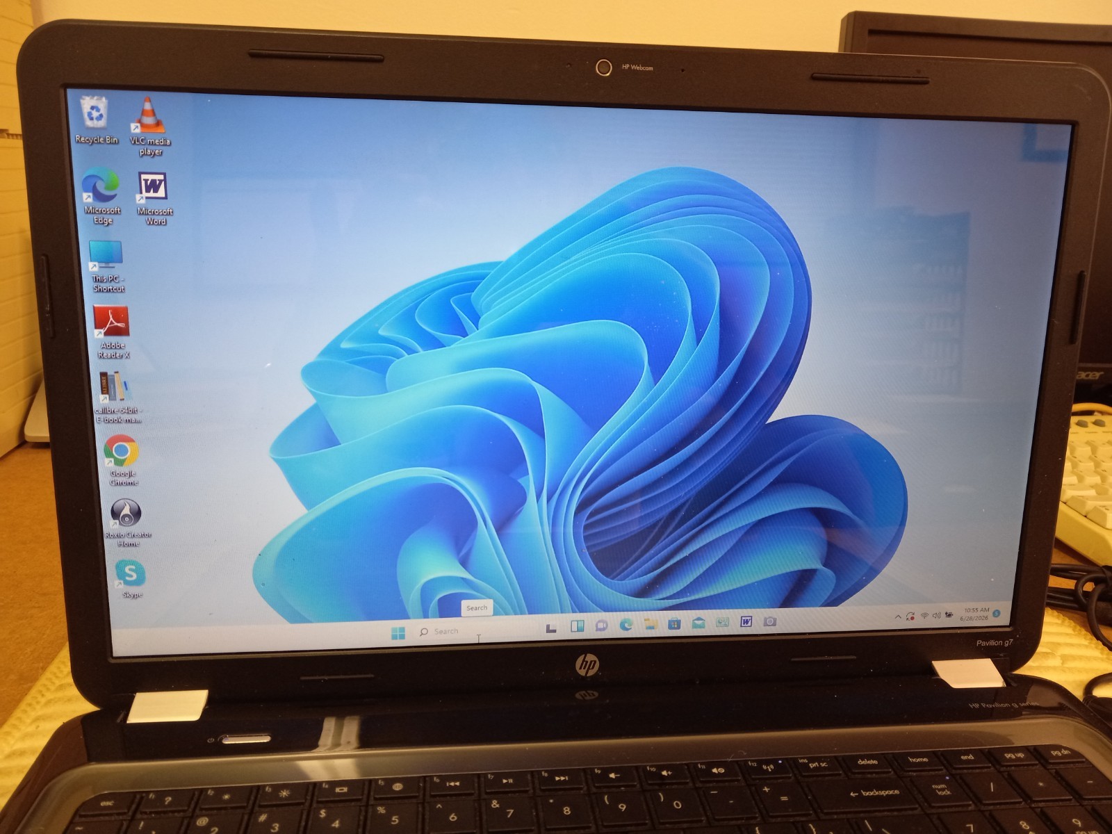 HP Pavilion g7-1219wm Windows 11 Pro 17.3″ Laptop AMD E-450 8GB Ram 500Gb SSHD