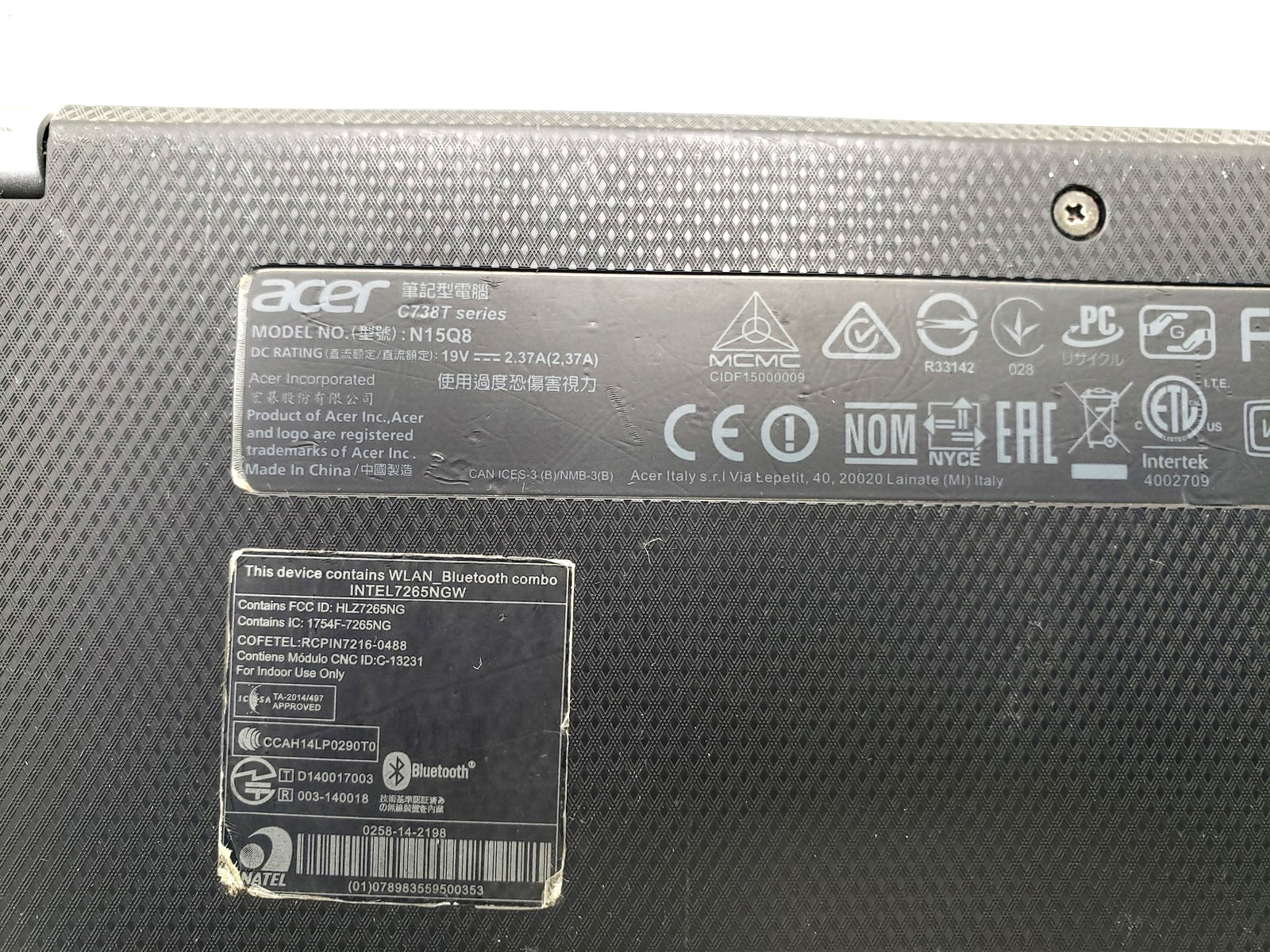 Acer Chromebook R11 Celeron N3060 4GB RAM 32GB 11.6″ Touchscreen .