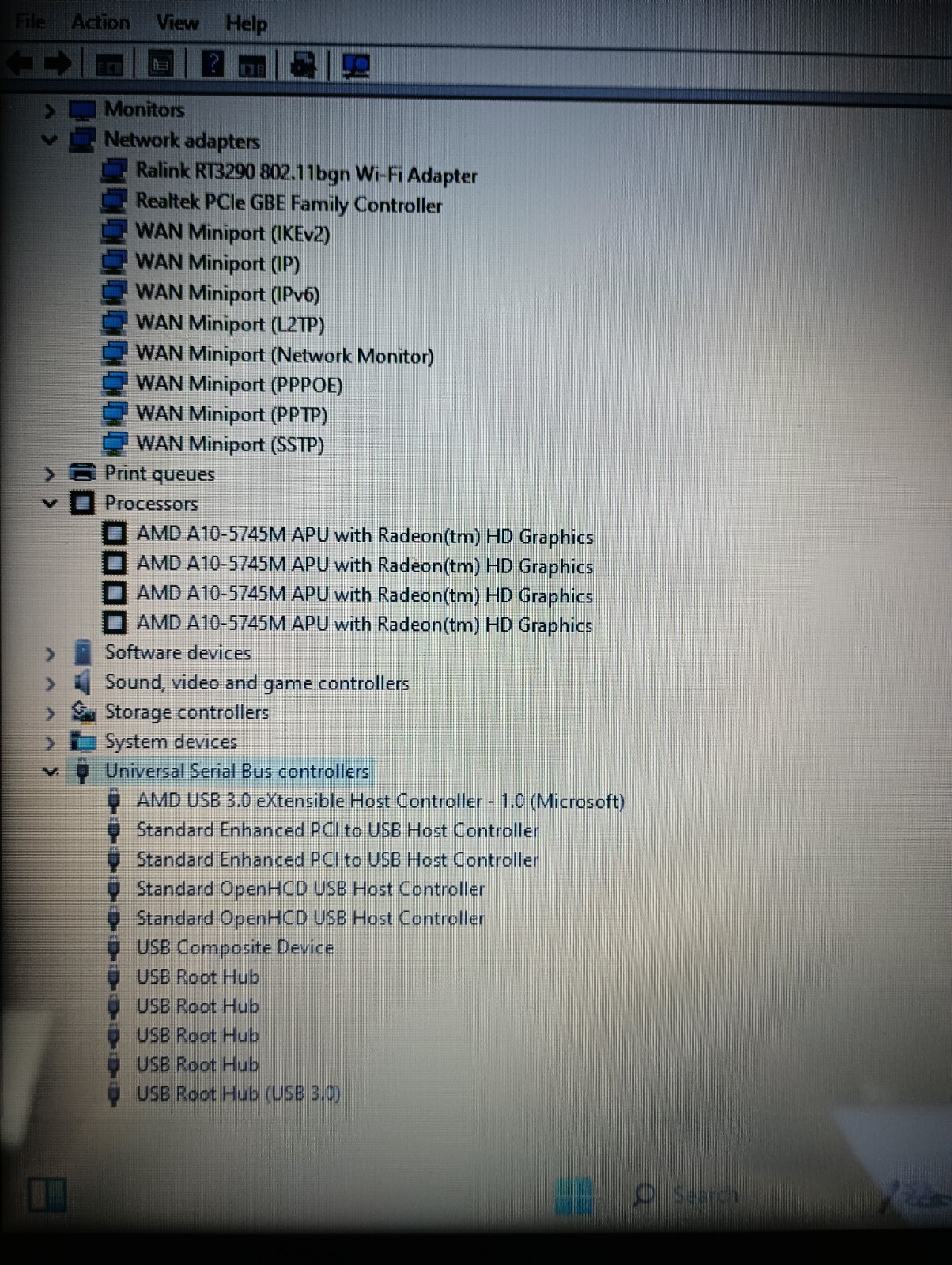 HP Sleekbook(11143)AMD A10-5745M(4cores) w/charger.16GB.128GB SSD.15.6″.W11.