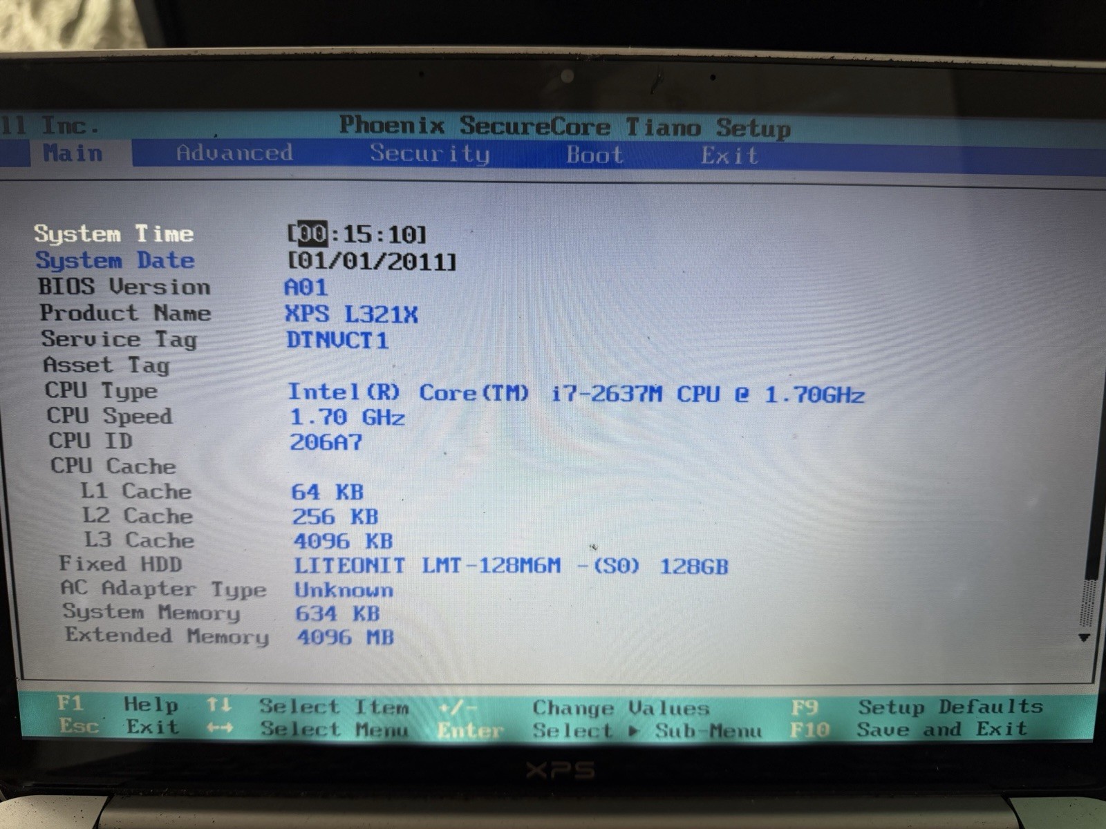 Dell XPS 13 L321X i7-2637M 4GB 128GB SSD 13″ Laptop Boots Damaged Case