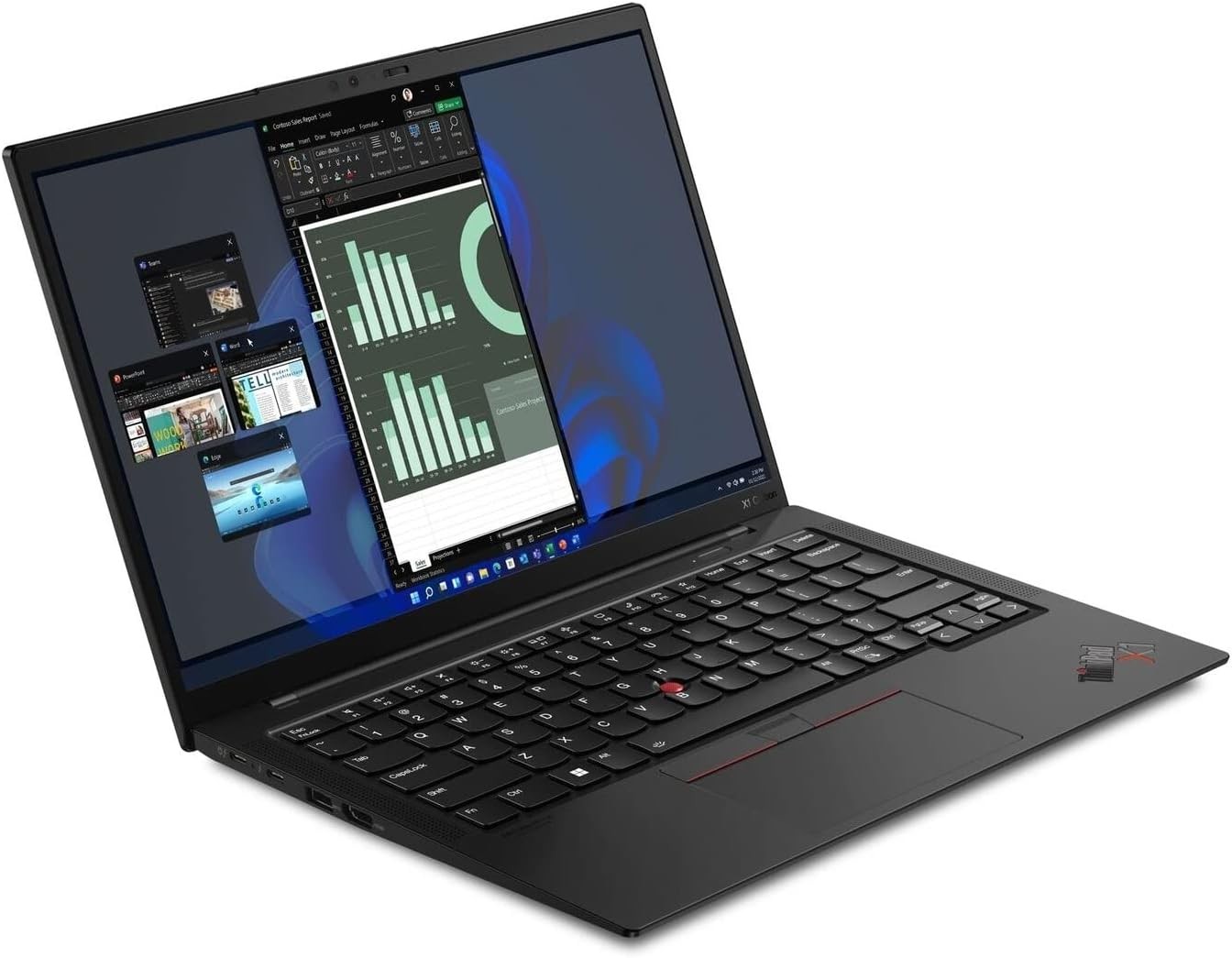 Lenovo Thinkpad X1 Carbon G10 14″ FHD i7-1265U 1.8GHz 16GB RAM 512GB SSD, Good
