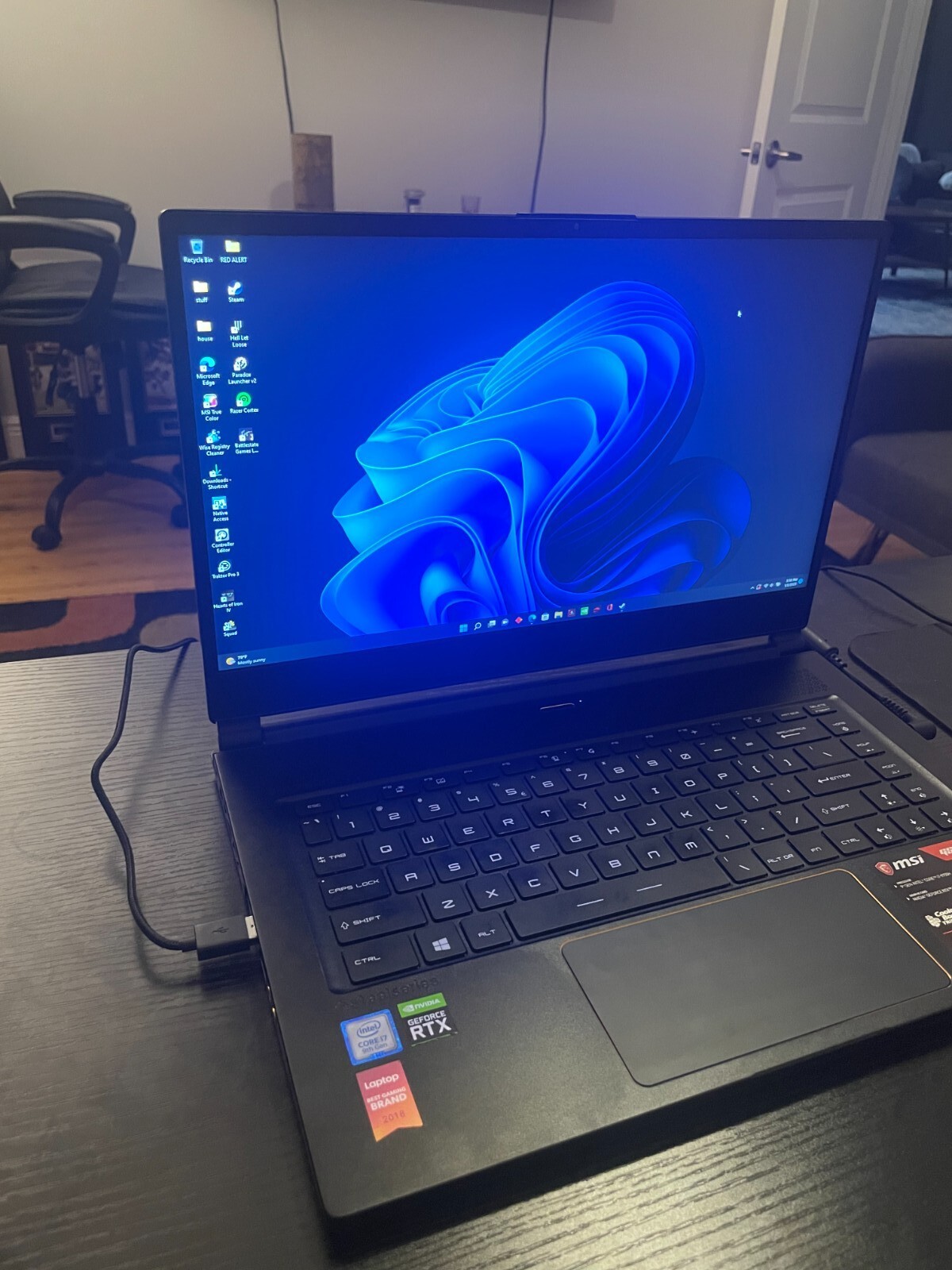 MSI GS65 Stealth 15.6 inch 512GB, 32GB RAM Intel Core i7-9750 9th Gen 2.60GHz 