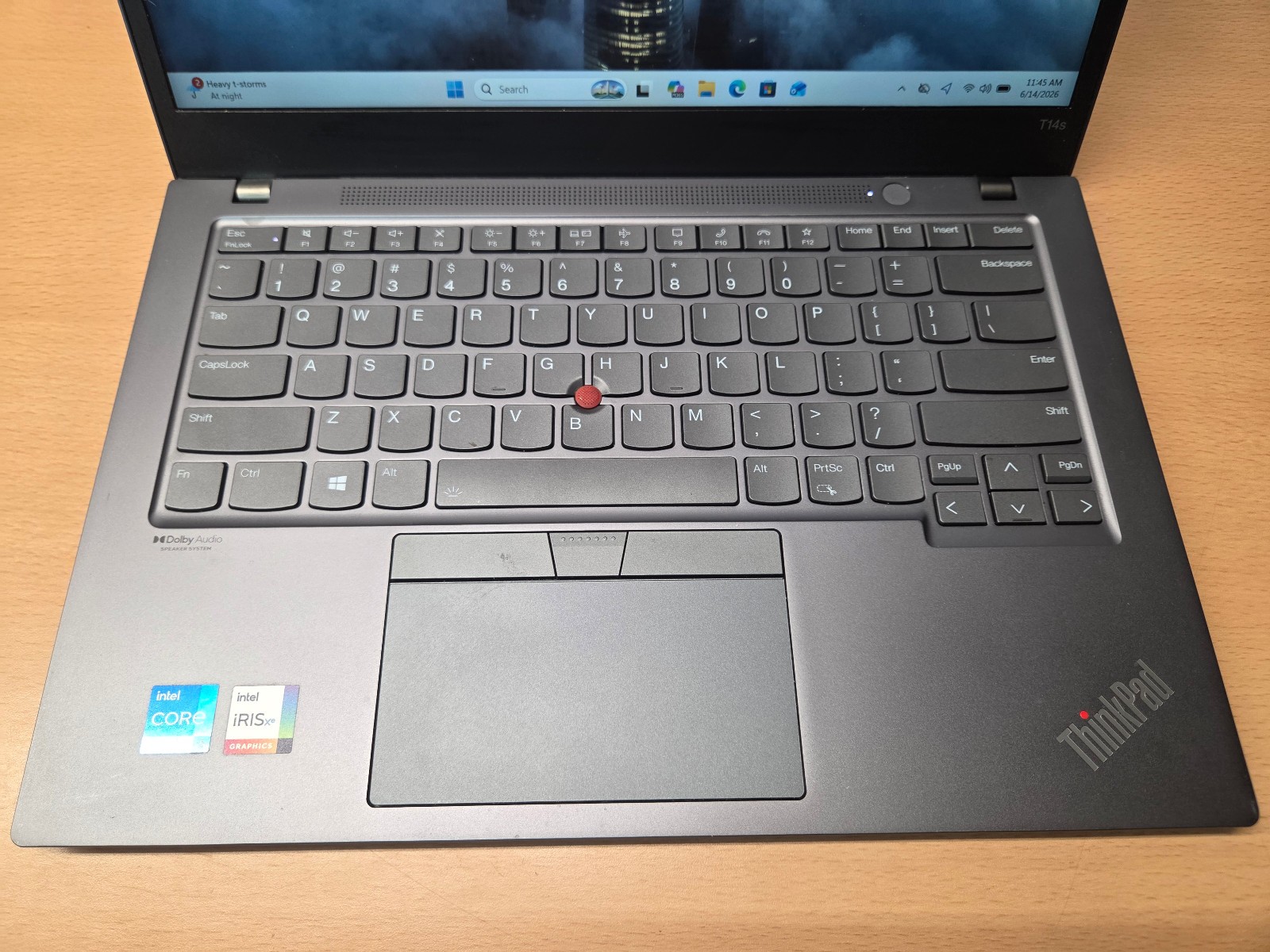 Lenovo ThinkPad T14 Gen2 I5-1135G7 16GRAM 512GSSD WIN11P Iris Xe Touchscreen