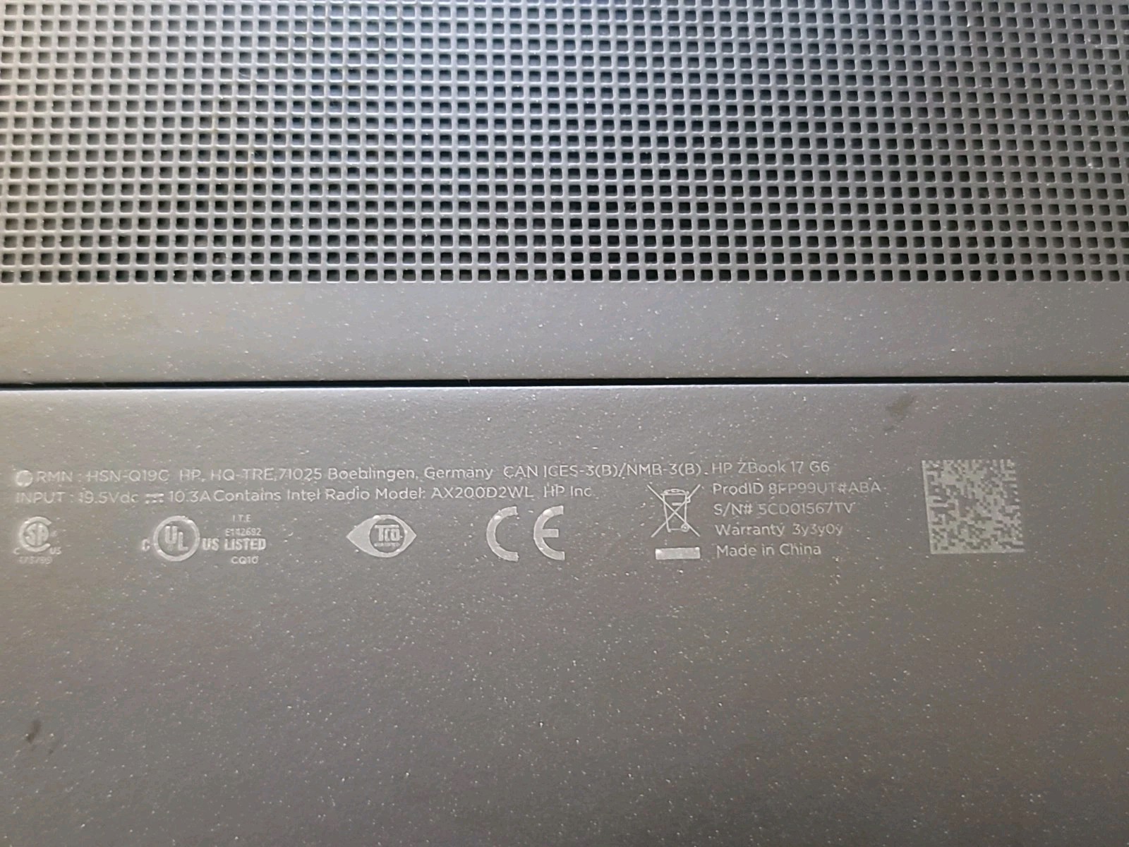 HP ZBook 17 G6 17.3″ i7-9850H 2.6GHz 16 GB 512GB .