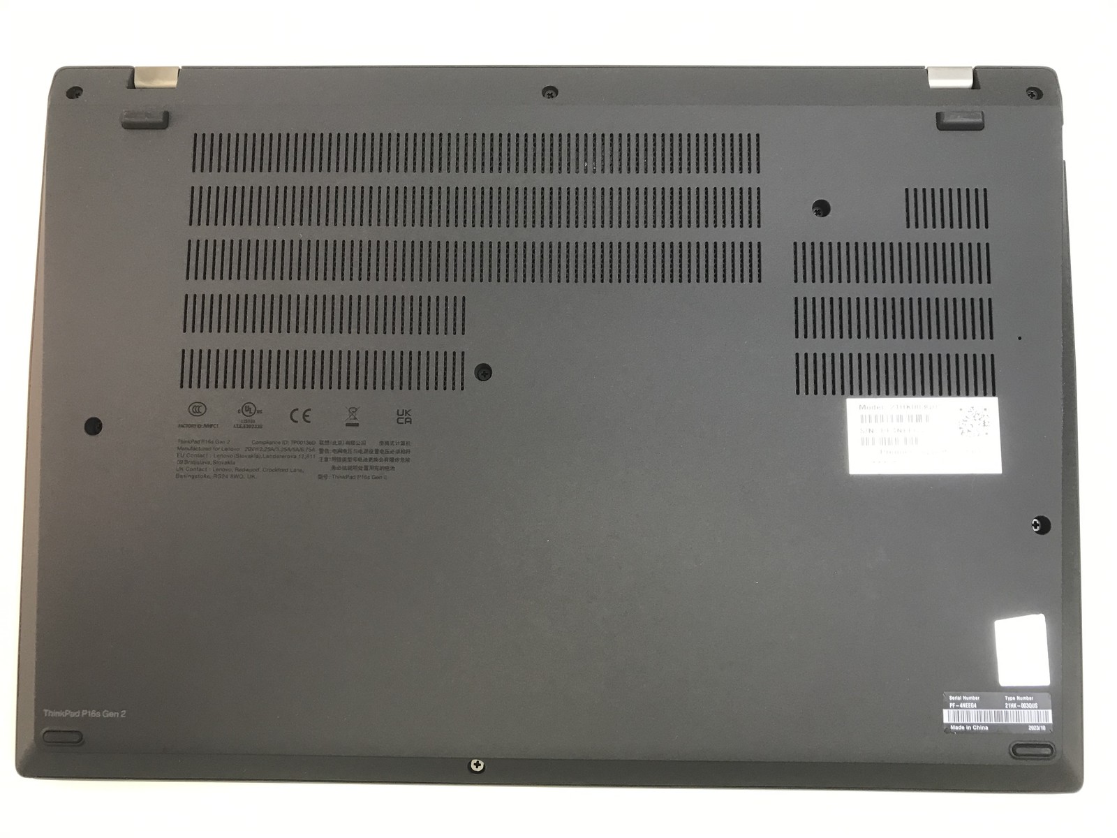 Lenovo ThinkPad P16s Gen 2 21HK003QUS – Intel Core i7-1370P 32GB RAM, 1000GB SSD