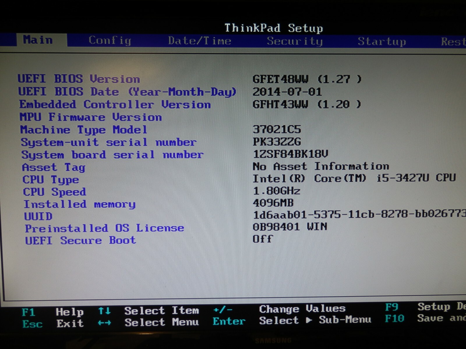 Lenovo ThinkPad Helix, Intel i5-3427U, 4GM Ram, 11,6″ Zoll 1920 x 1080 ohne SSD