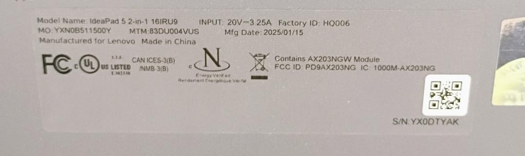 LENOVO IDEAPAD 5 2-IN-1 LAPTOP (P10024076)