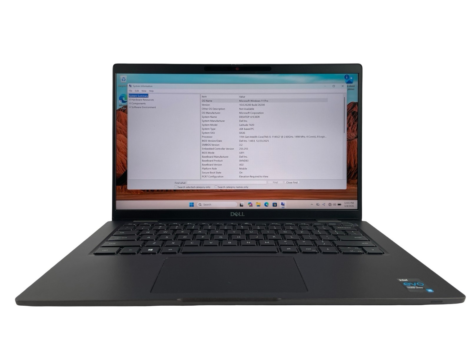 Dell Latitude 7420 14″Laptop i5-1145G7 16GB RAM 256GB NVMe, Win 11 Pro