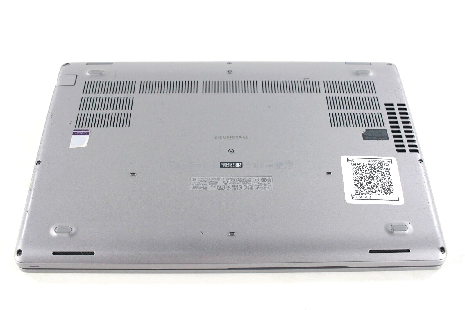 Dell Precision 3551 15″ Laptop i7 10th Gen 256GB SSD 16GB RAM Win 11 (ME) C