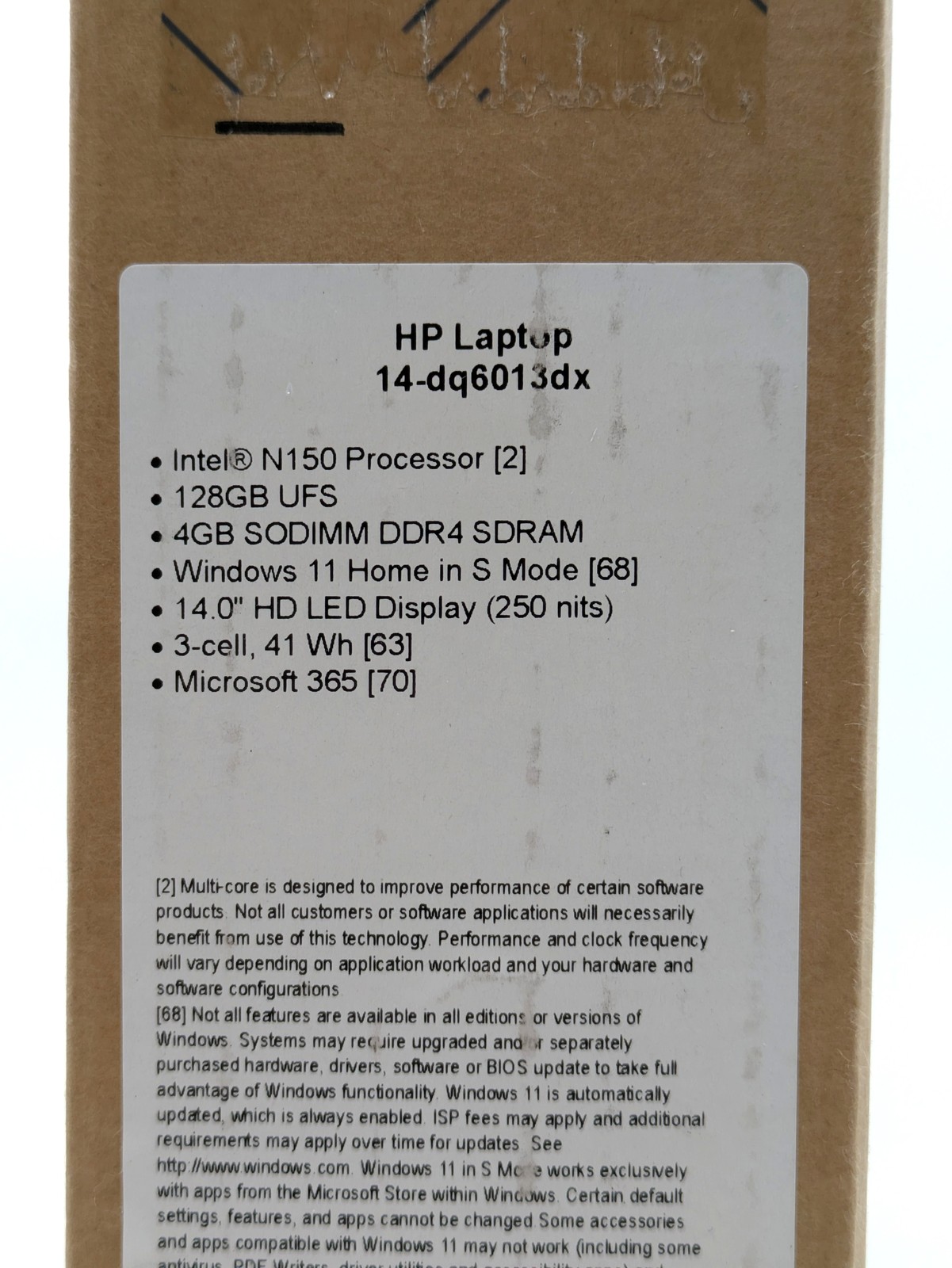 HP 14-dq6013dx 14″ Intel N150 4GB DDR4 128GB UFS Windows 11 Home | Willow Green