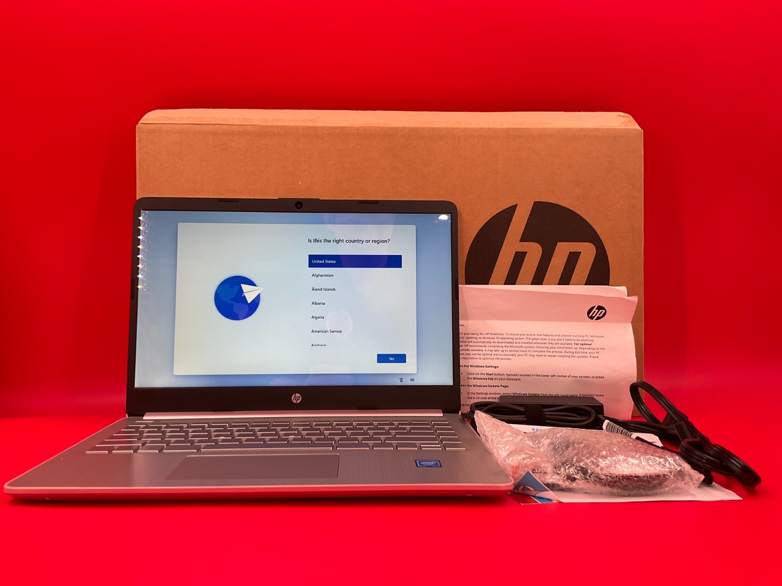 HP Laptop 14-dq0713ds N4120 4GB 64GB 14″ Touchscreen Win11H Pink 7Y705UA✨❤️