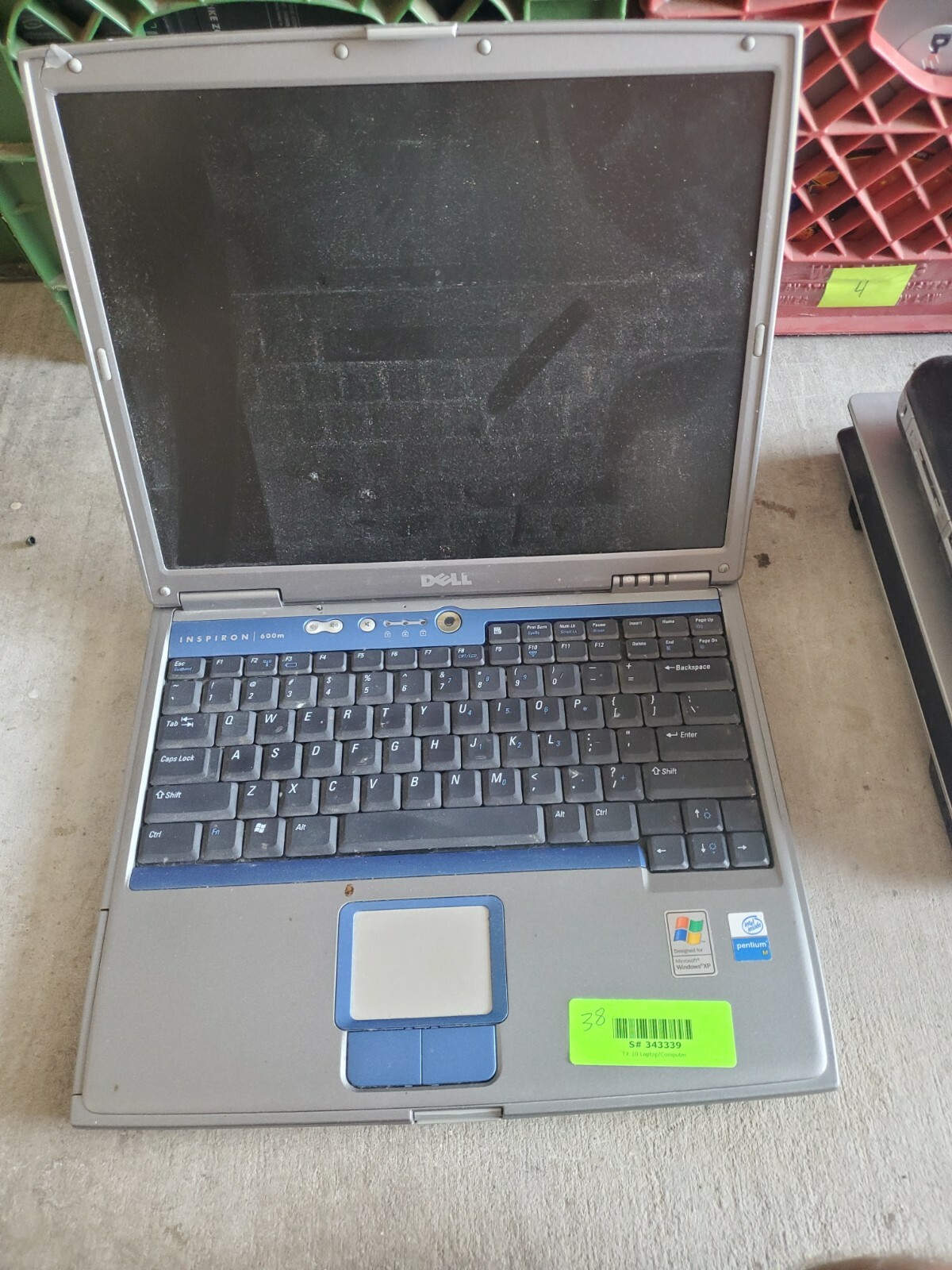 Dell Inspiron 600M PP05L Laptop for Parts or Repair