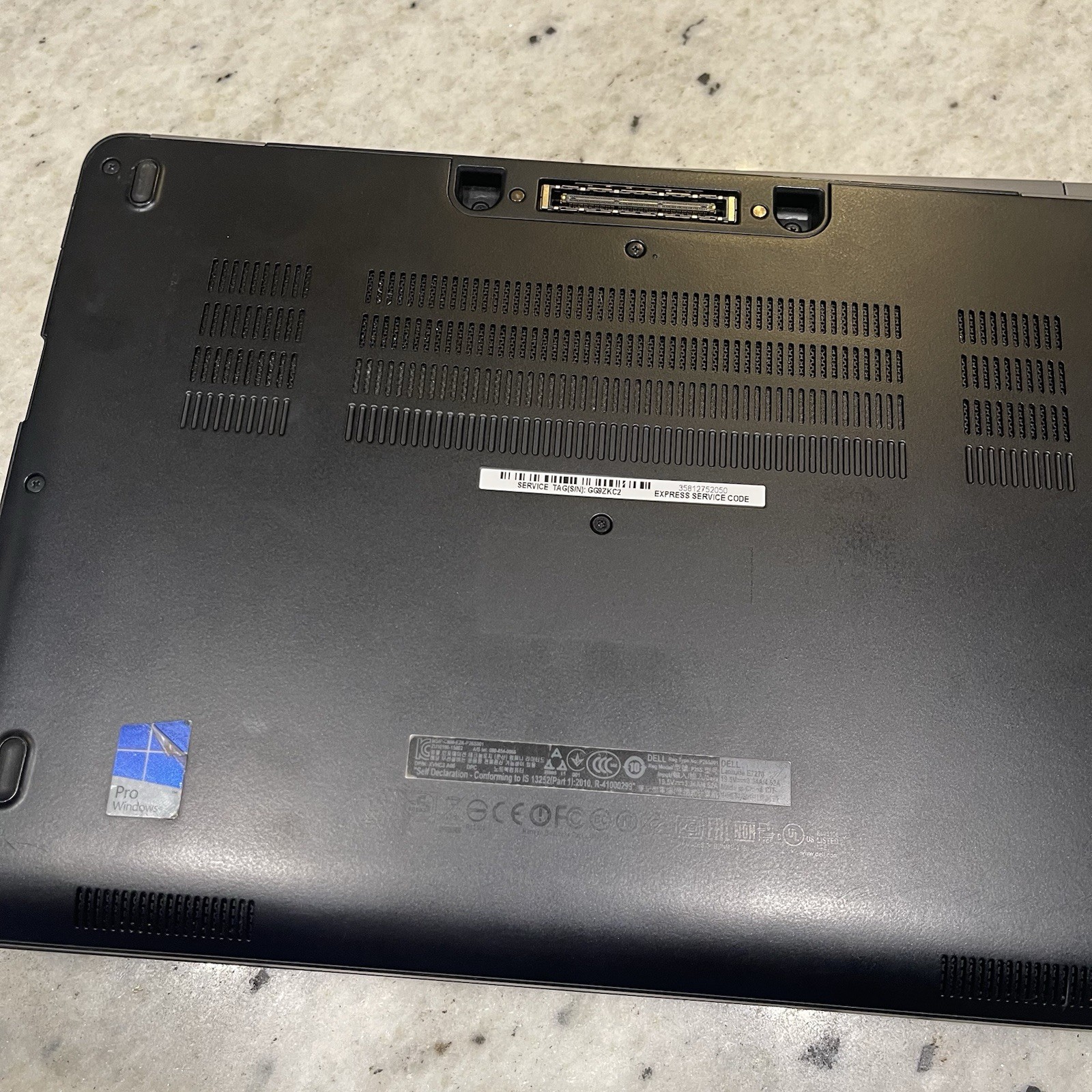 Lot 2 Dell Latitude E7270 12.5″ Laptops i3-6th No Ram No HDD Tested Boot To BIOS