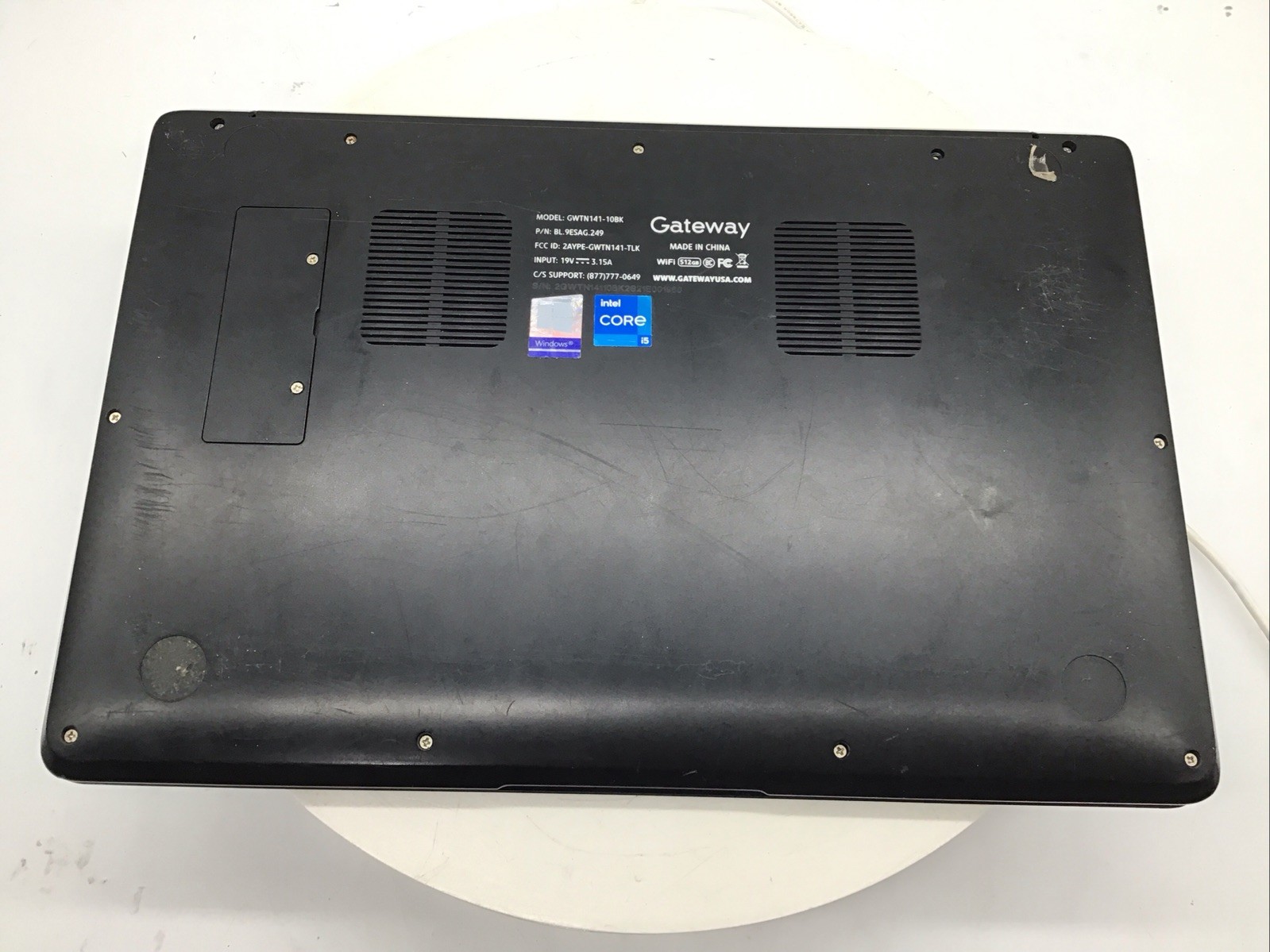 Gateway GWTN141-10BK 14.1″ Laptop i5-1135G7 NO RAM/SSD/OS BAD SCRN Parts/Repair