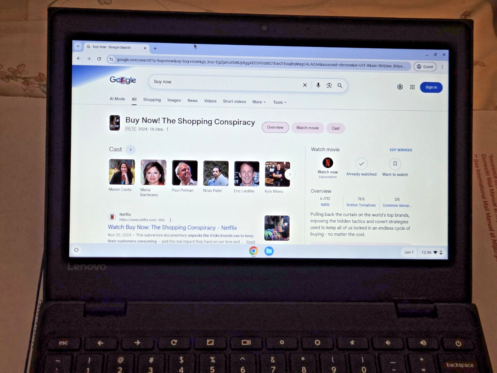 Lenovo 100e Chromebook 11.6″ (16GB eMMC, Intel Celeron N3350, 1.1GHz, 4GB…